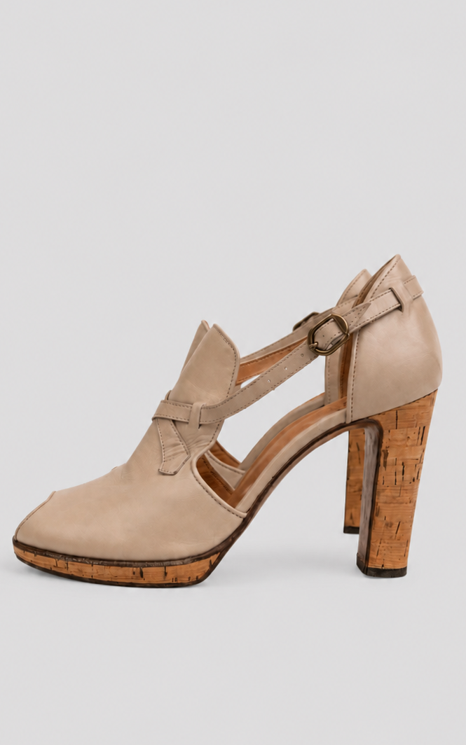 Vintage 70s Heels 38