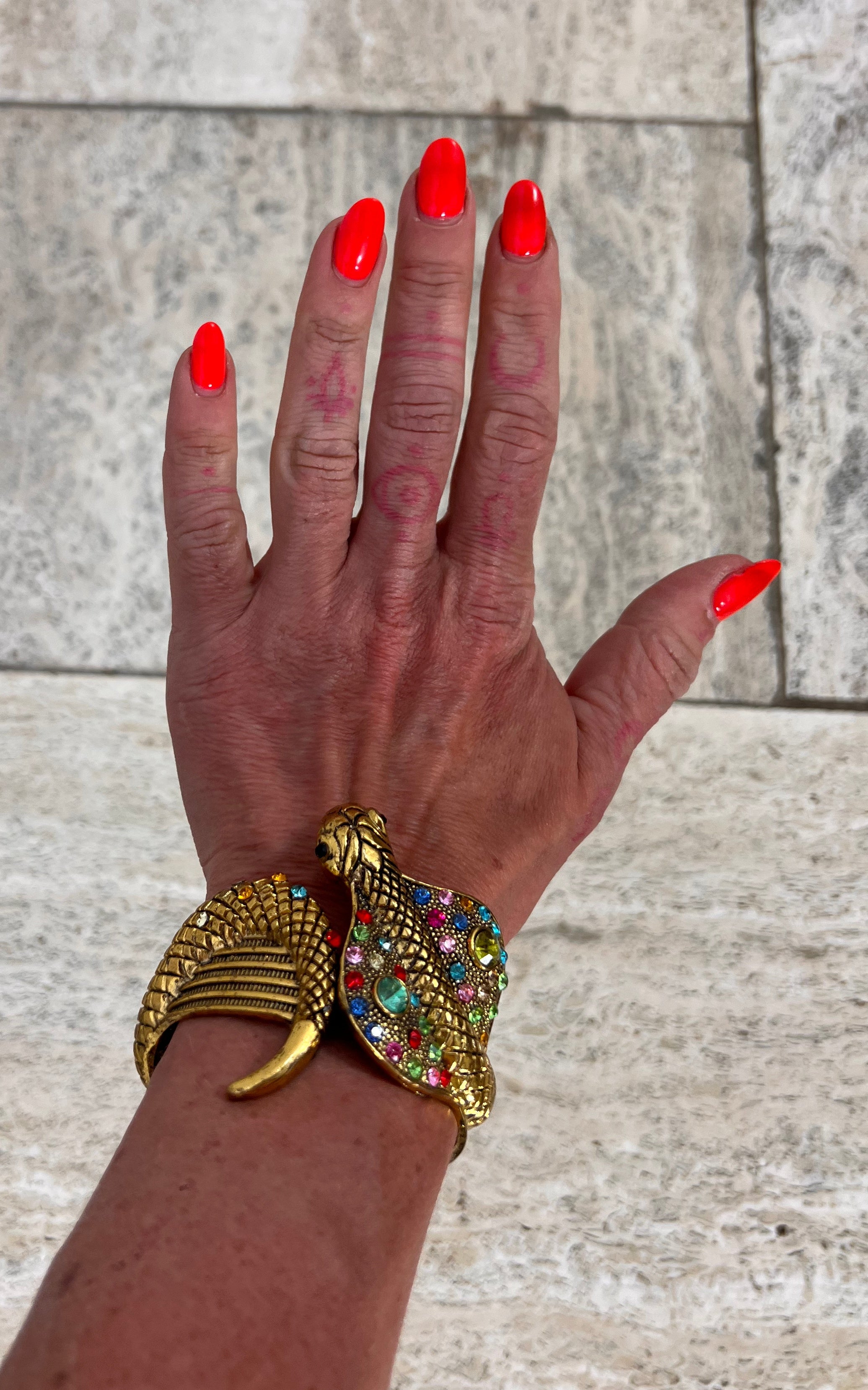 Vintage Snake Cobra Arm Cuff