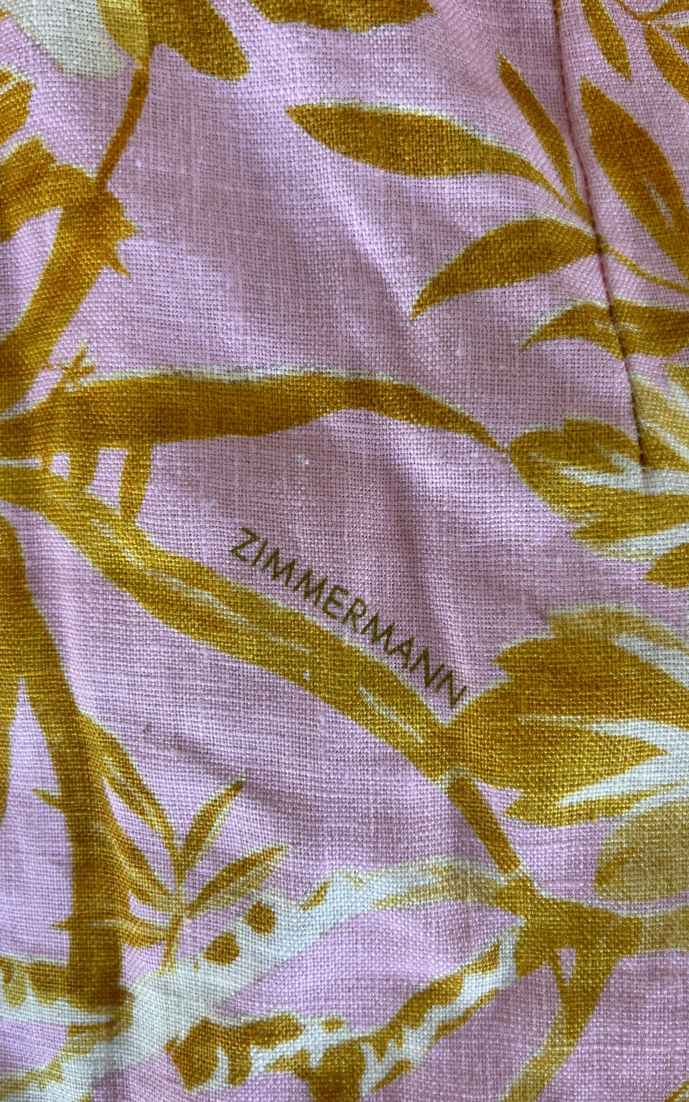Super Cute Zimmermann Cut Out Linen Dress