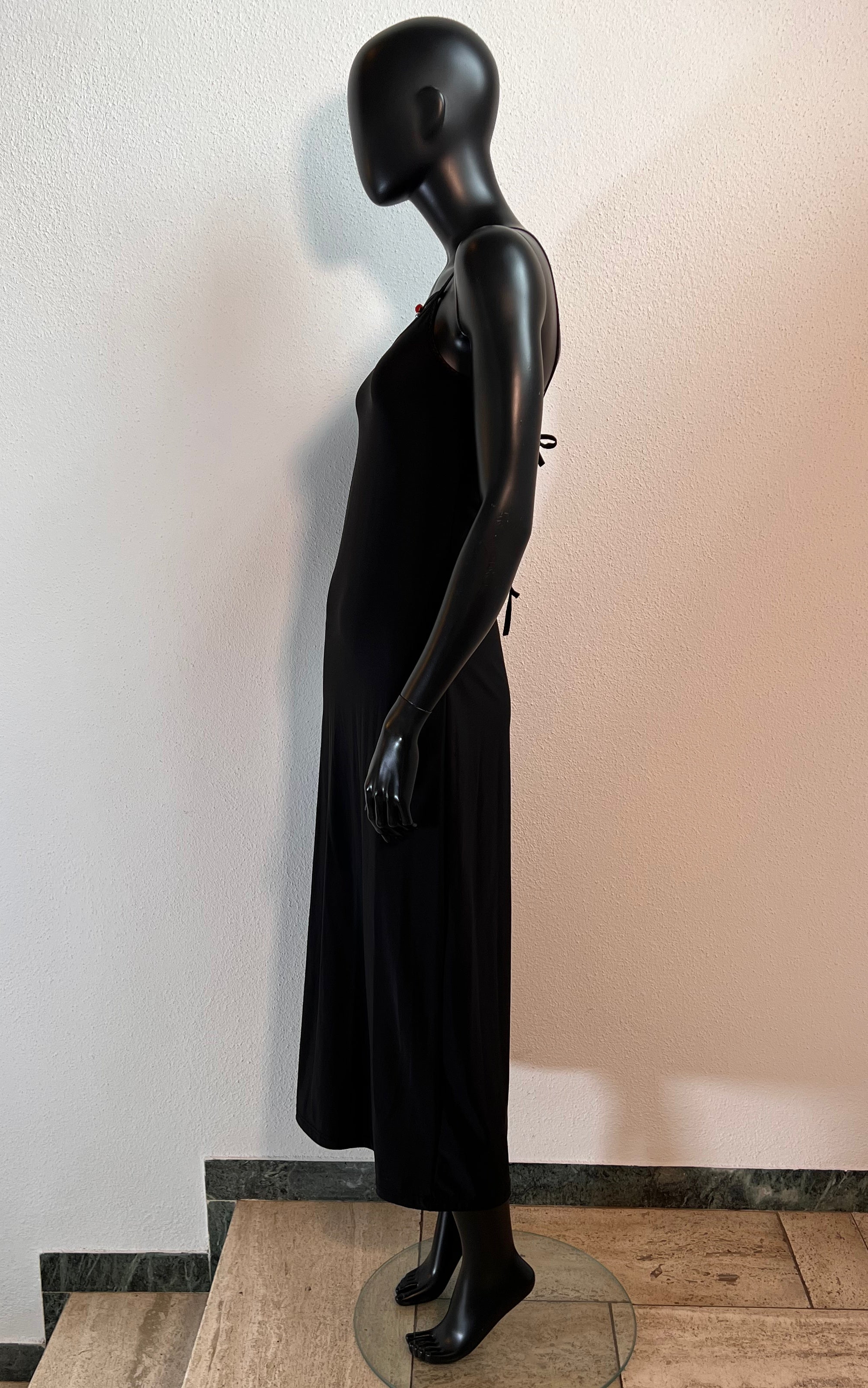 Vintage 90s Rose Lycra Dress