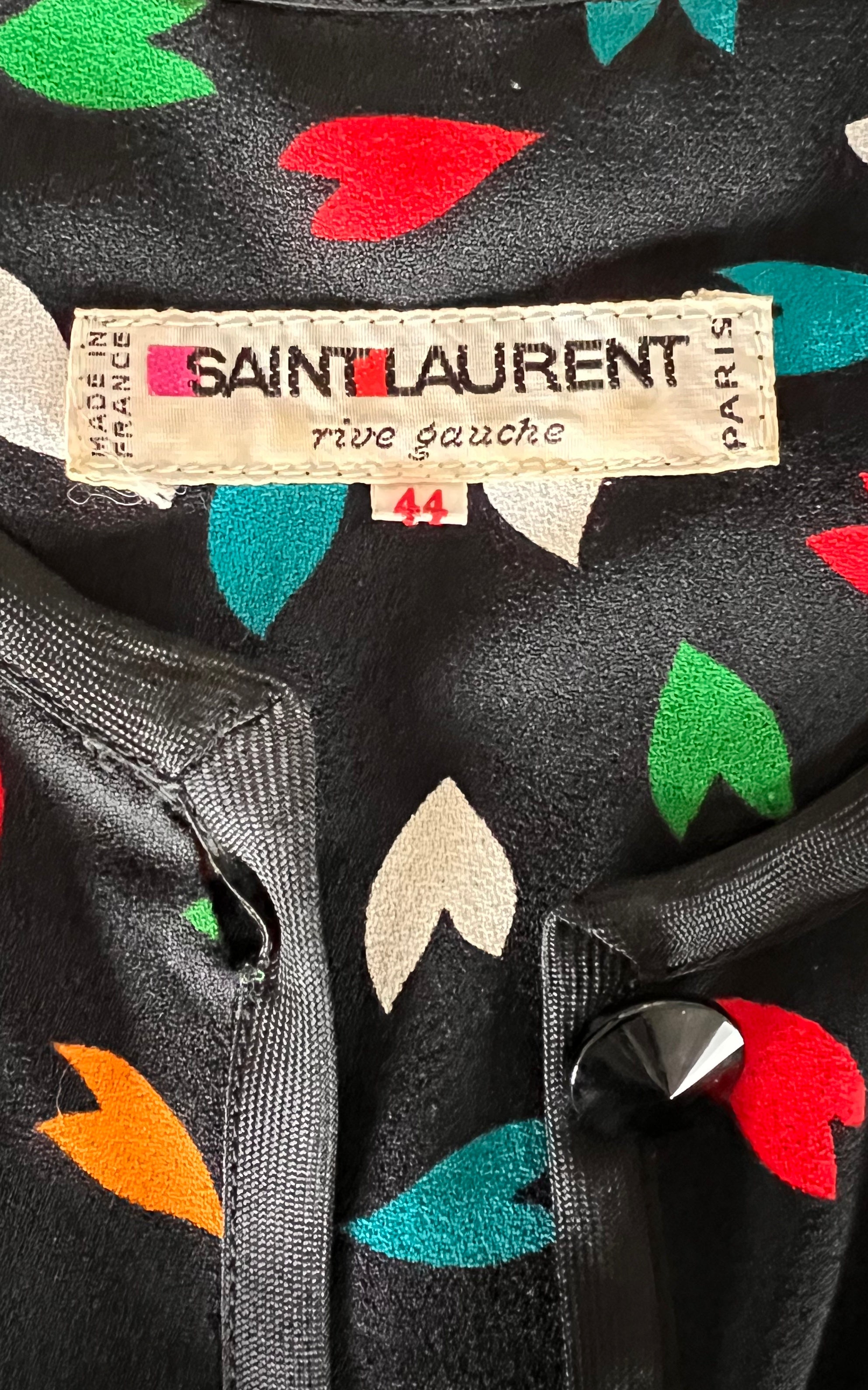 Vintage 1979 Yves Saint Laurent Silk Jacket