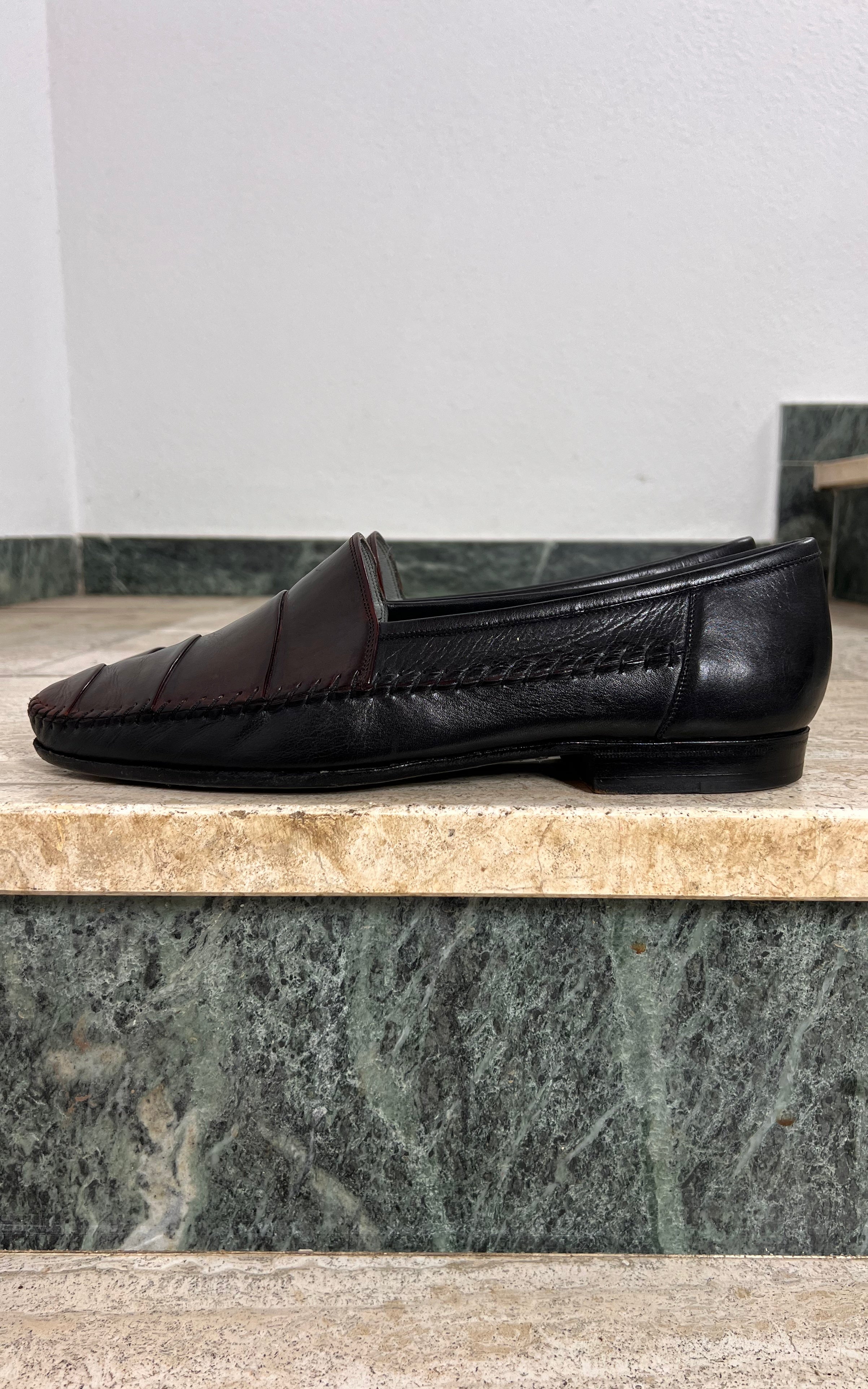 Vintage MENS Lorenzo Banfi Leather Loafer 44