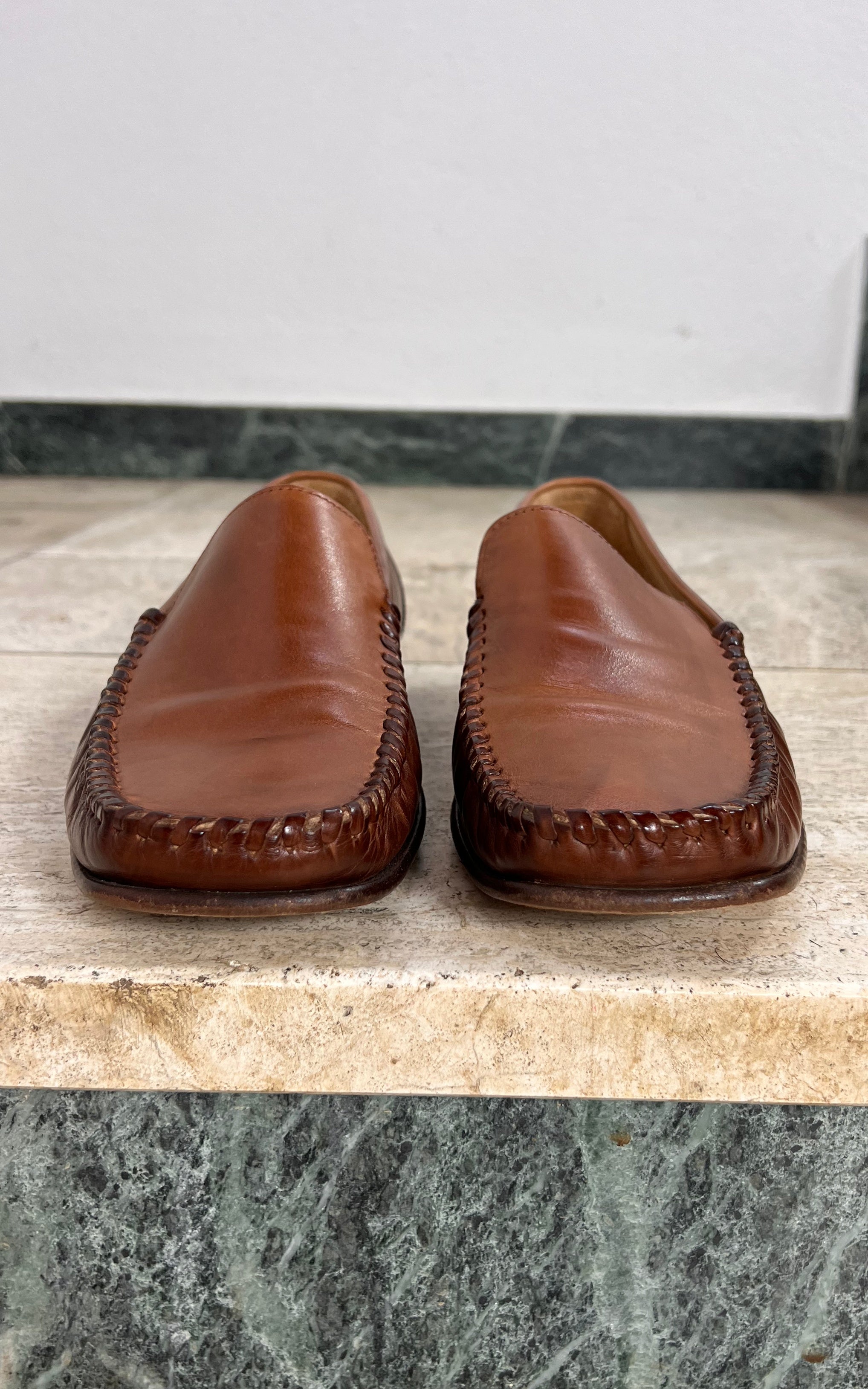 Vintage Galizio Torresi Leather Loafers 44,5