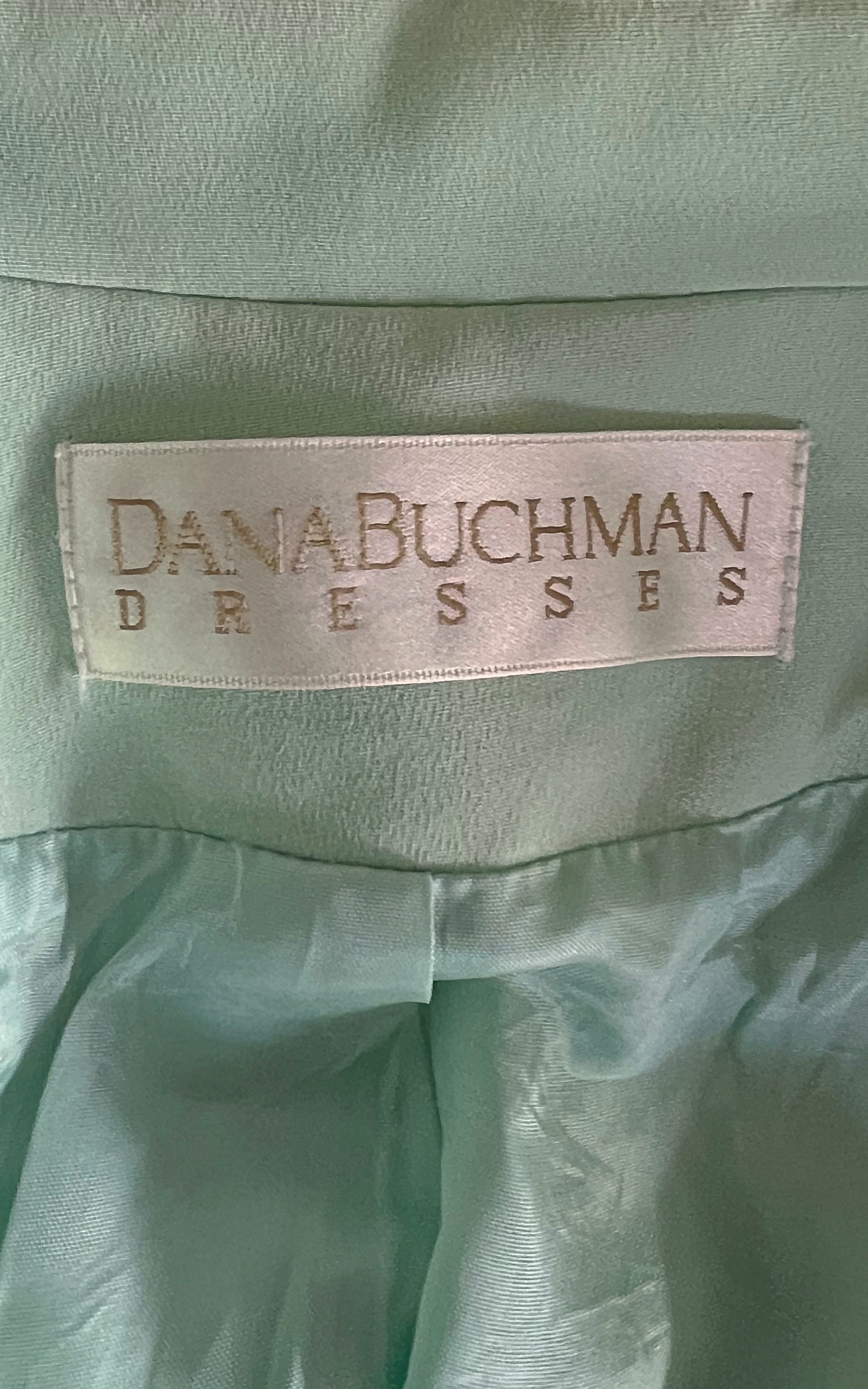 Vintage Mint Silk Tuxedo Jacket