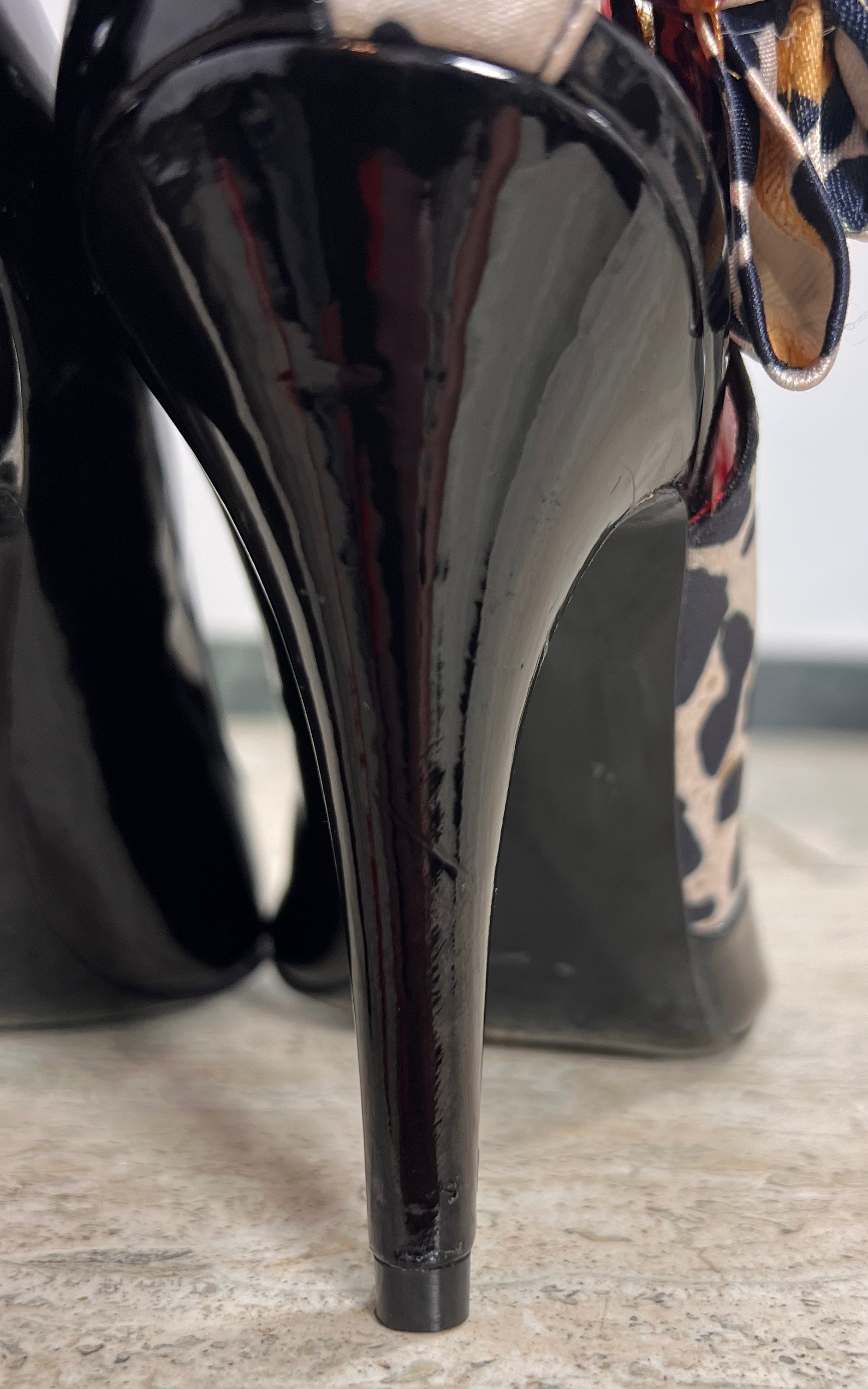 Vintage Beverly Feldmann Patent Leather High Heels 39/38