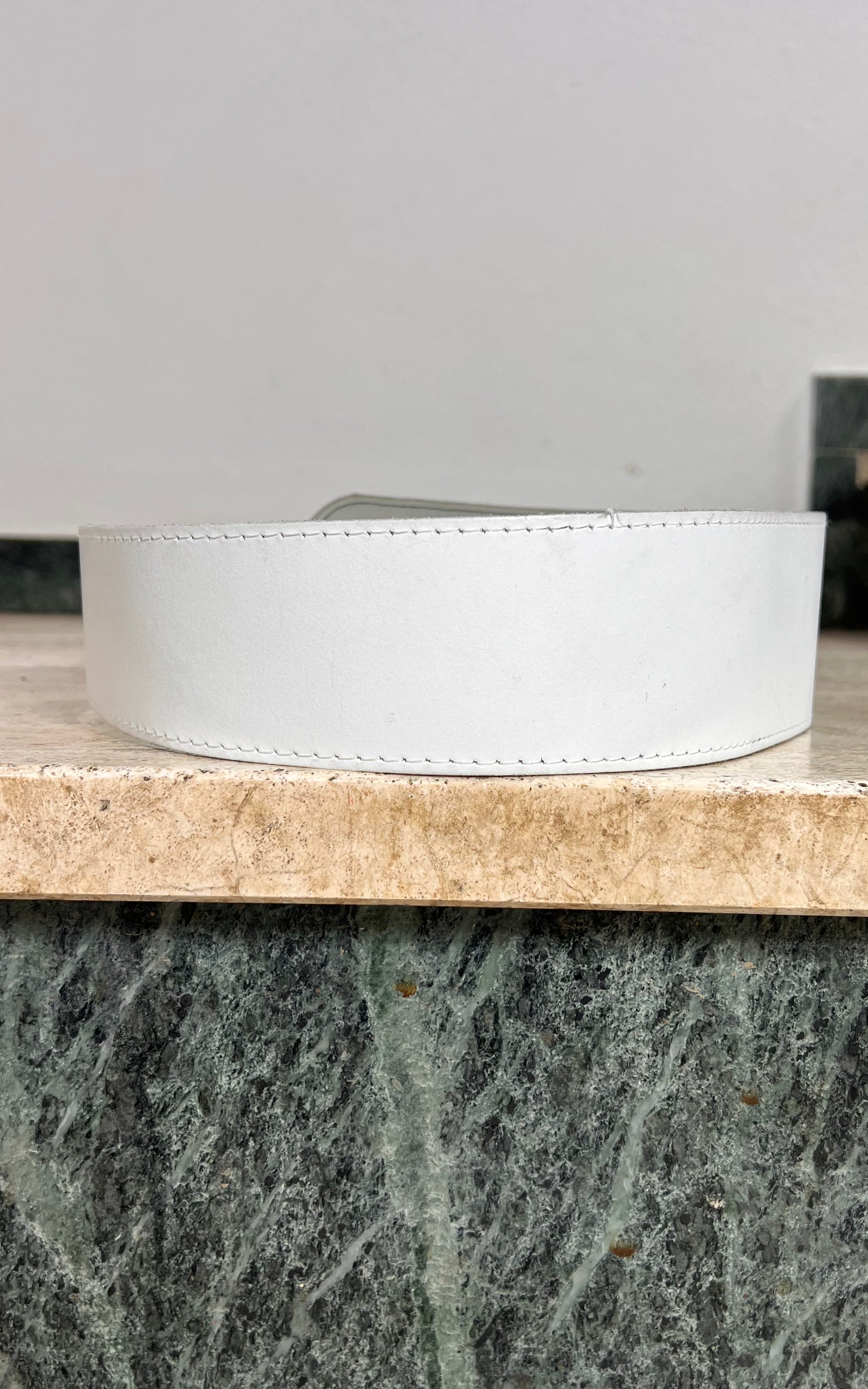 Vintage 80s Vogue Italia Leather Belt