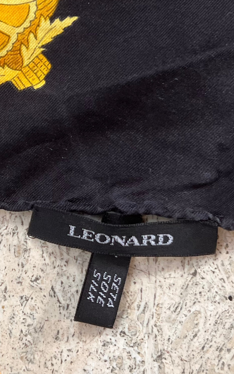 Vintage Leonard Paris Silk Foulard