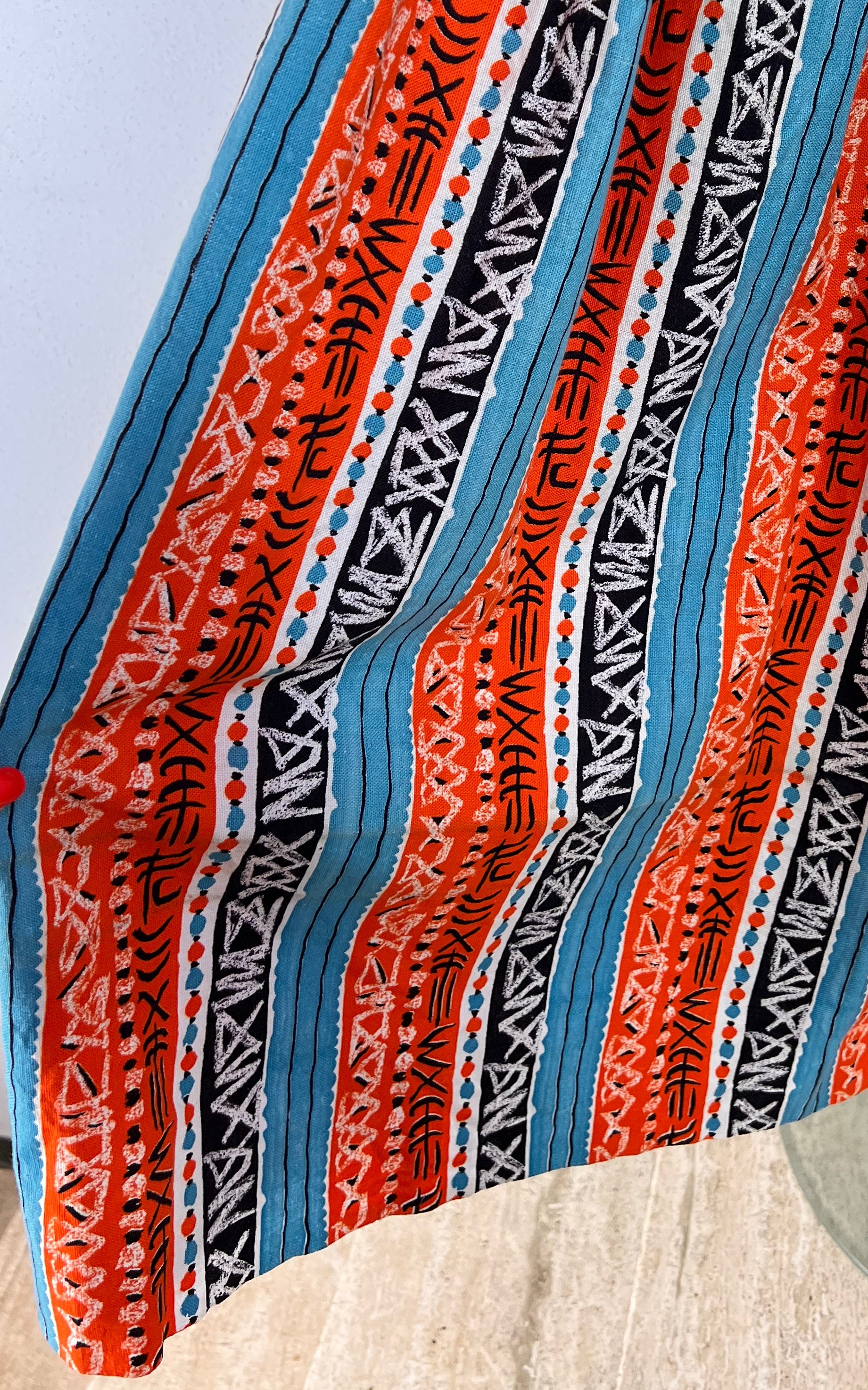 Vintage 50s Pleated Midi Skirt