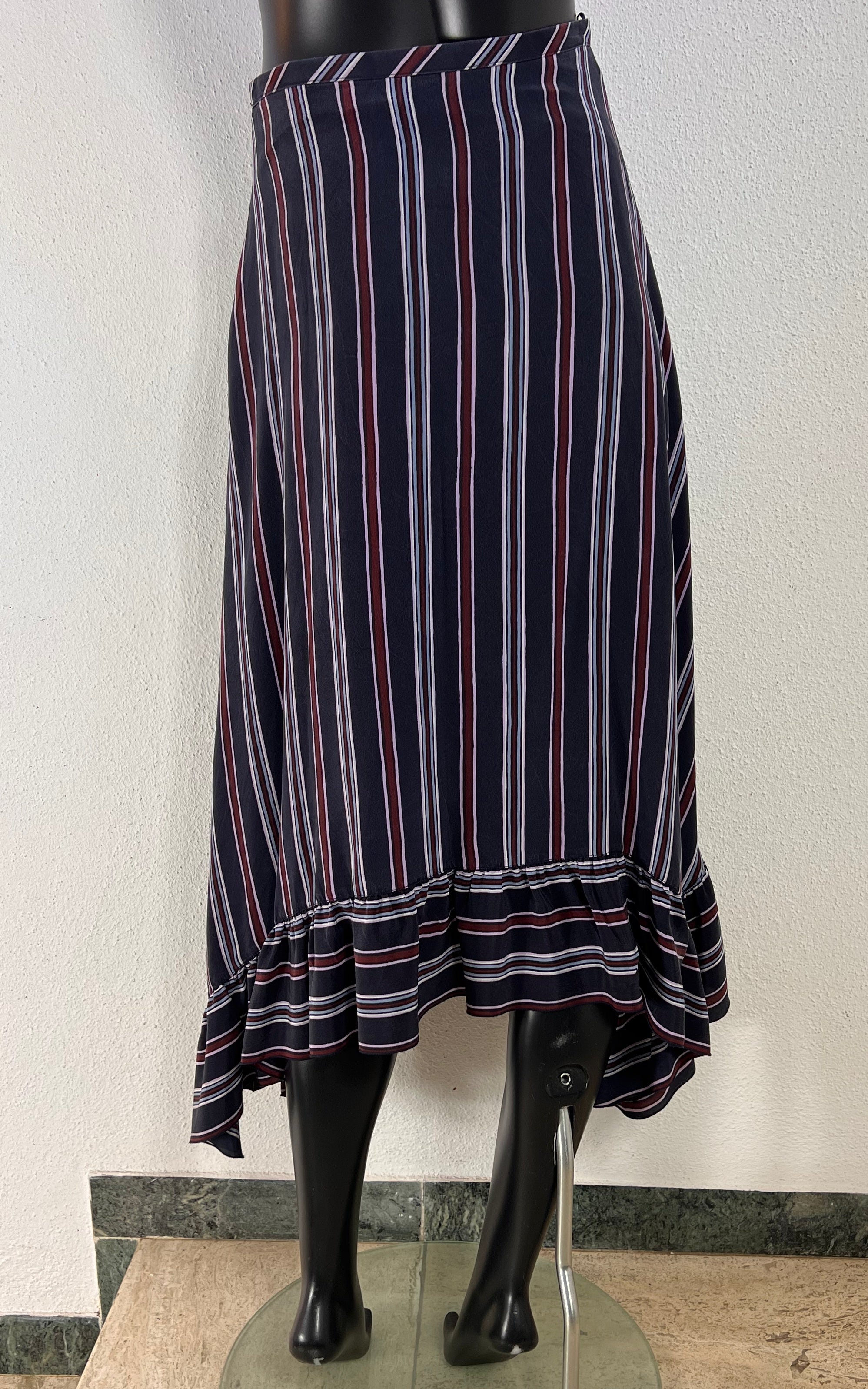 See by Chloe Ruffle Silk Skirt