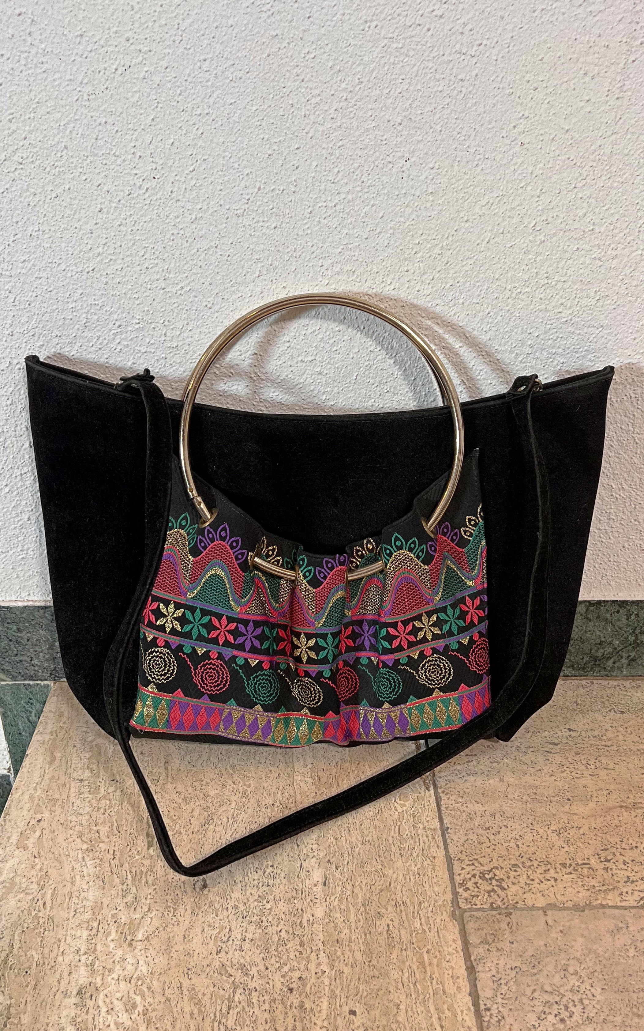 Vintage Velour Bag