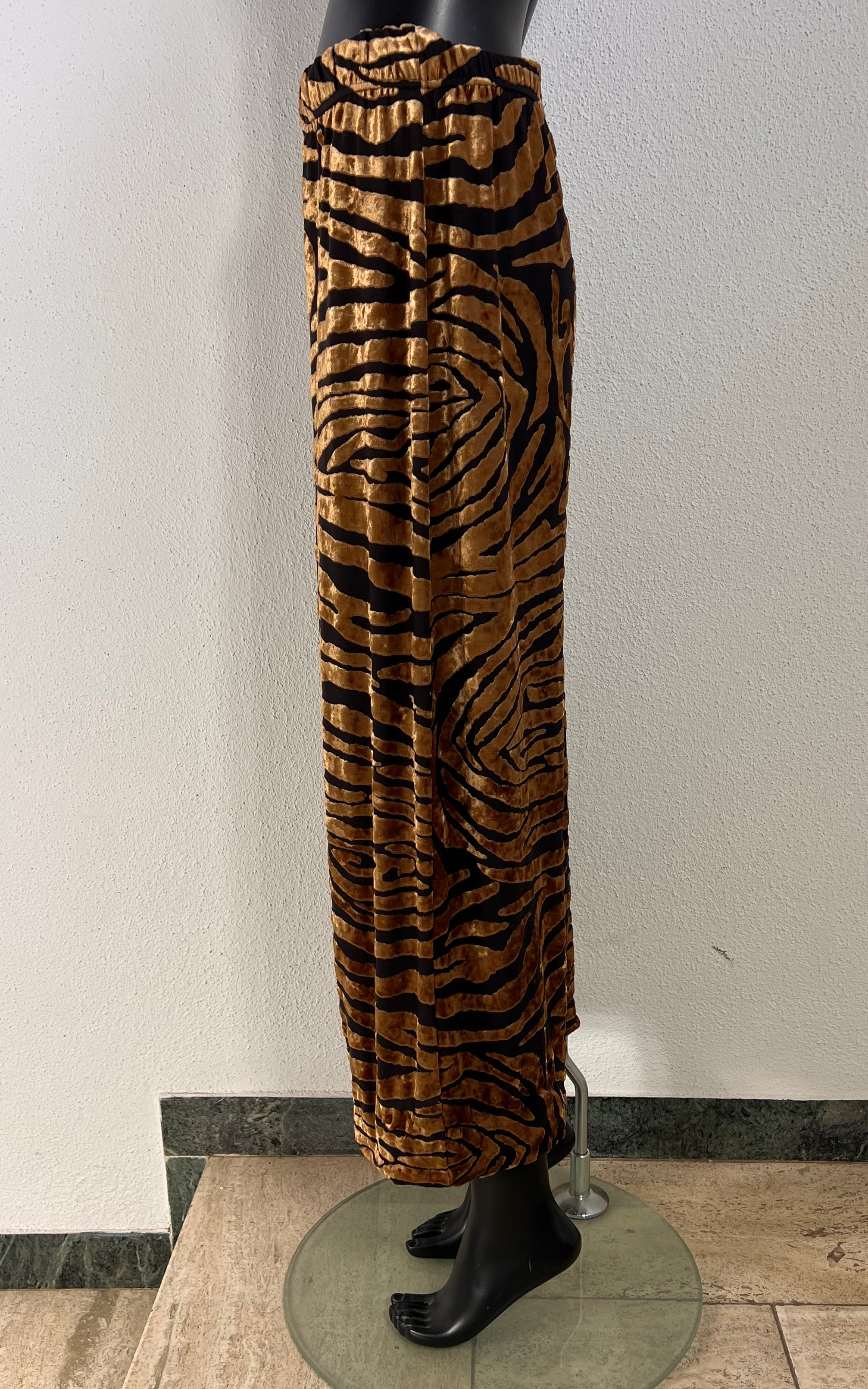 Vintage Tiger Burn-Out Velvet Pant