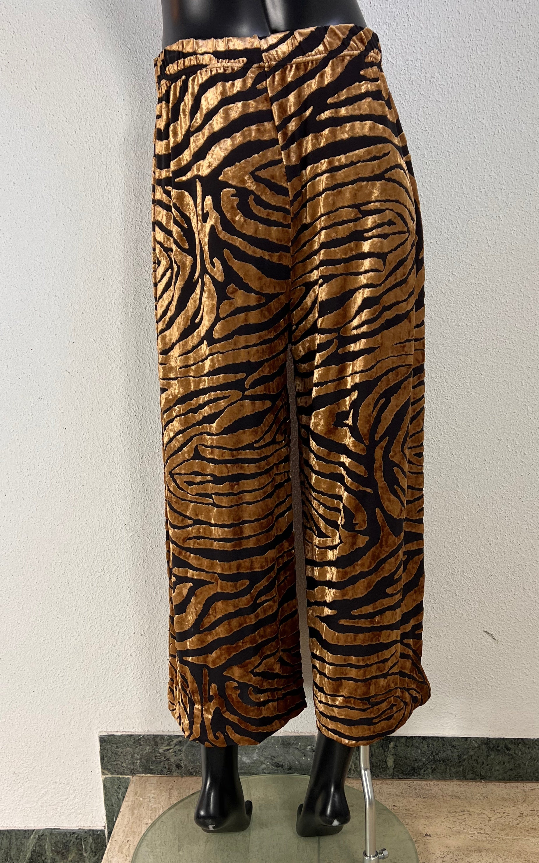 Vintage Tiger Burn-Out Velvet Pant