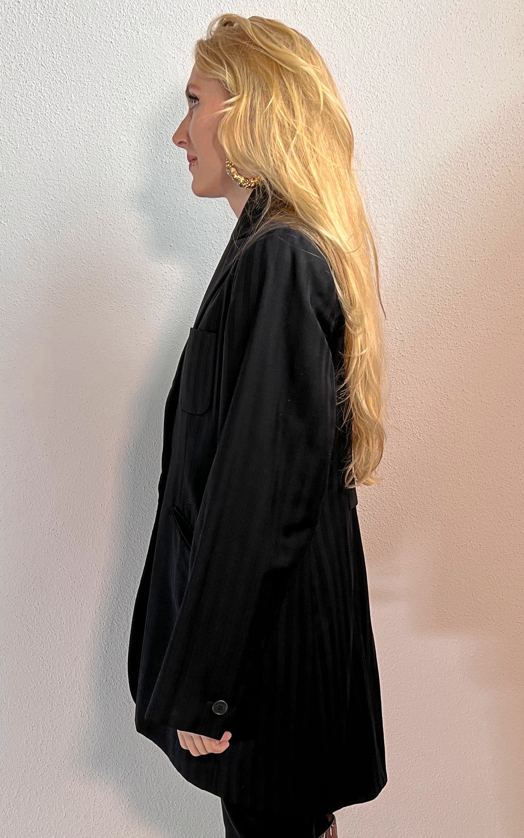 Cappotto vintage Romeo Gigli con collo alto