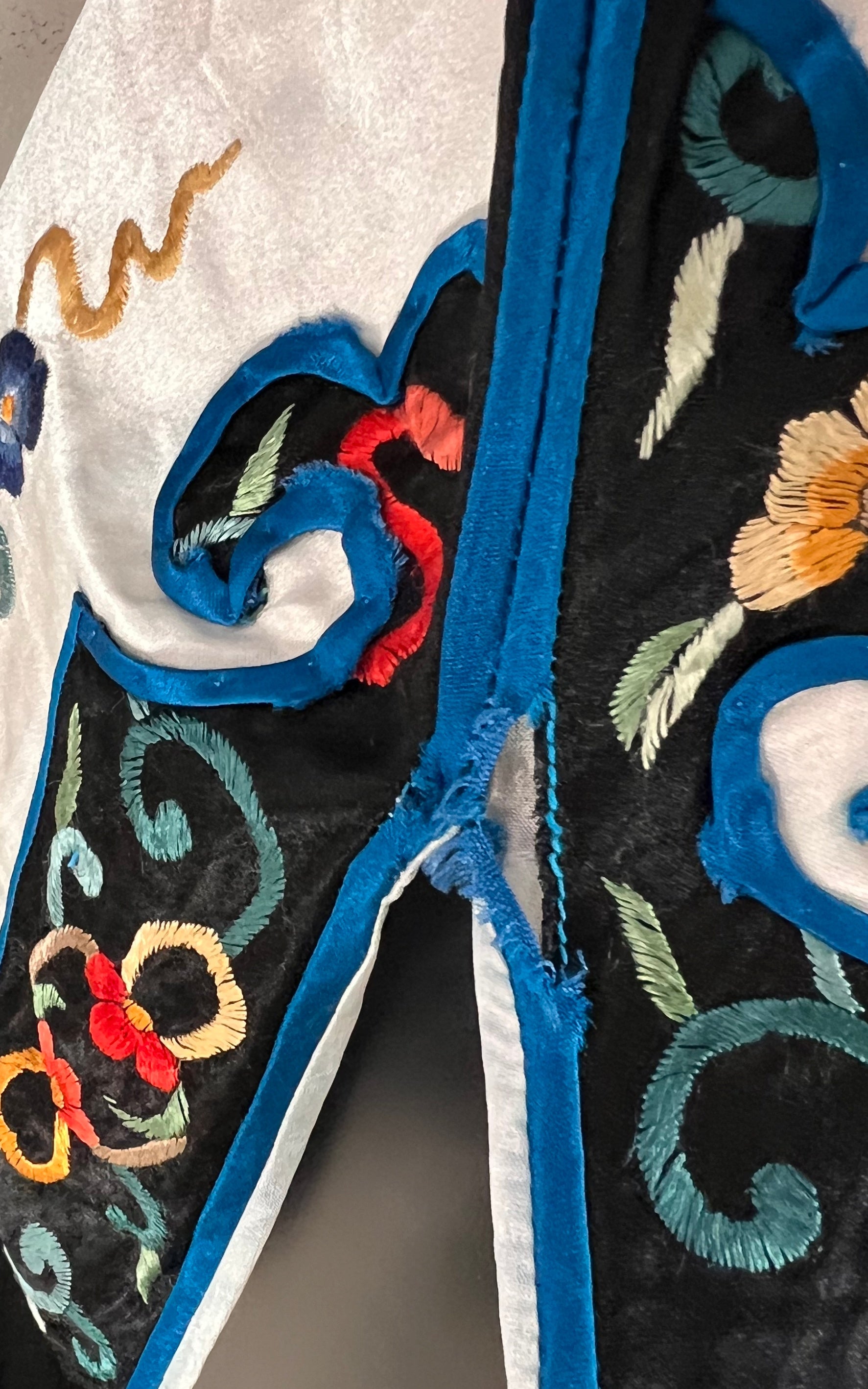 Vintage Embroidered Chinese Silk Jacket