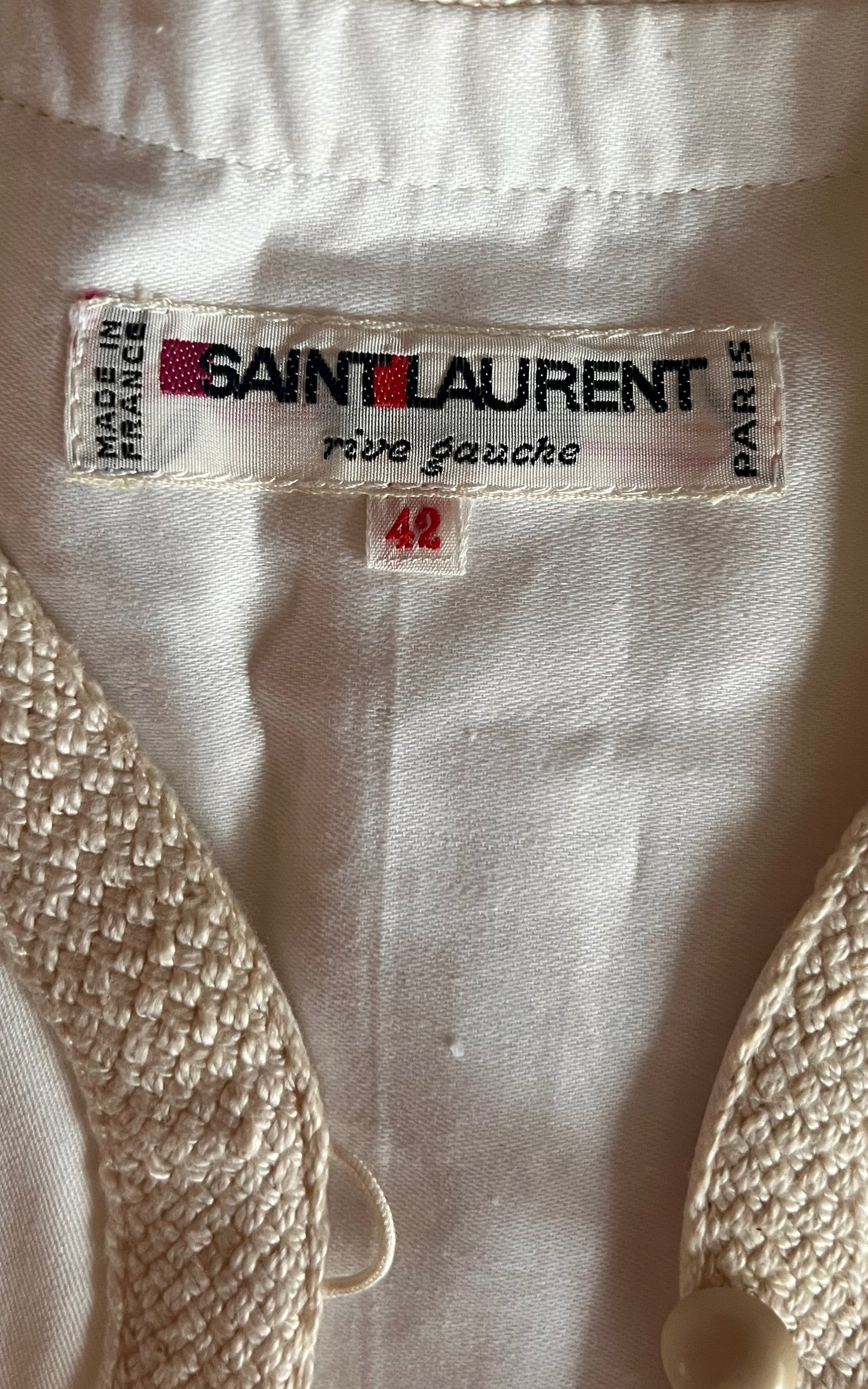 Vintage 70s Yves Saint Laurent Waistcoat