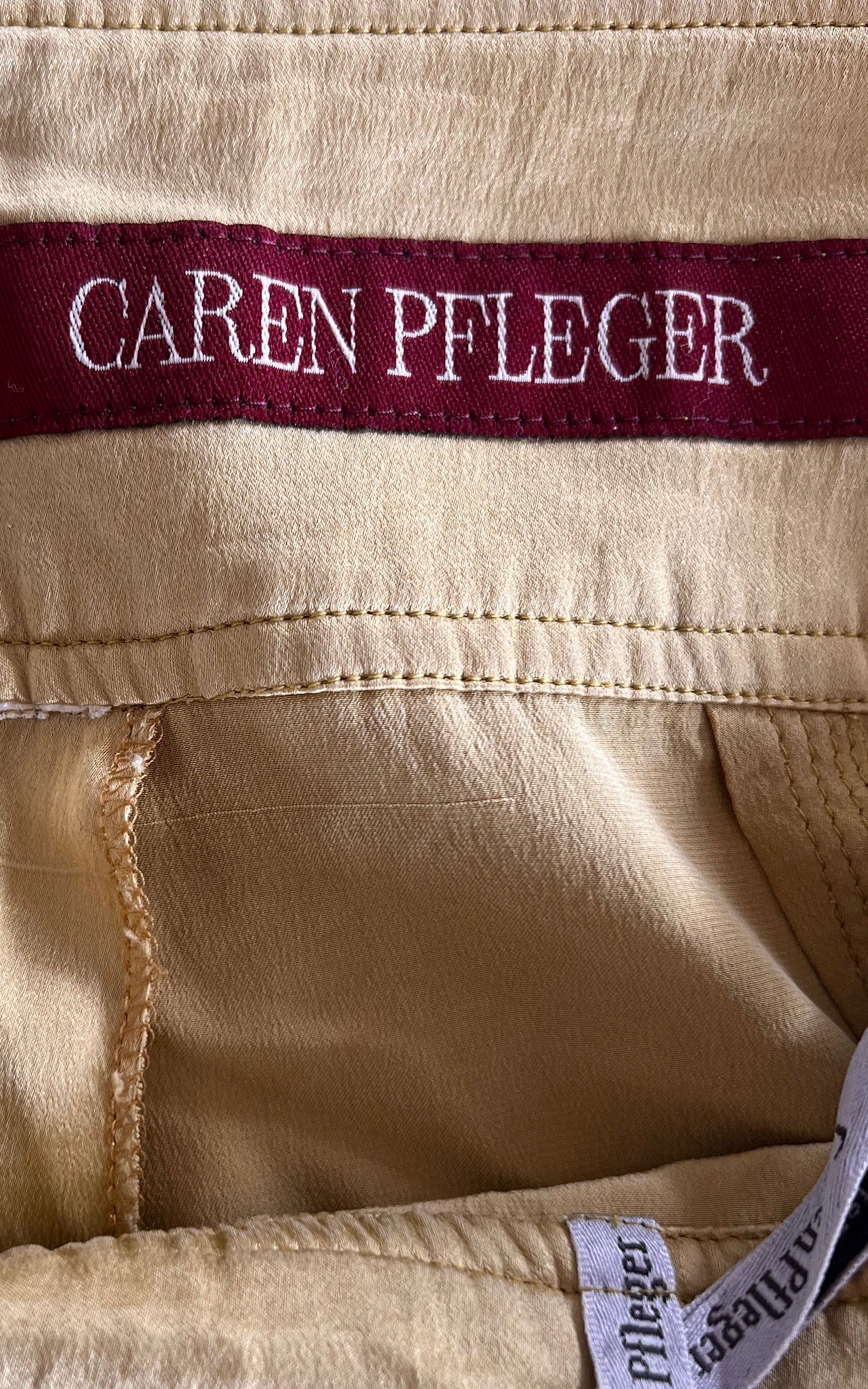 Vintage Caren Pfleger Silk Pants