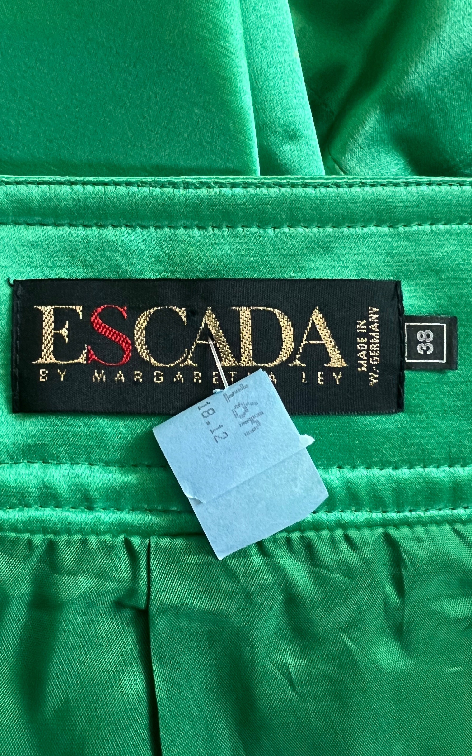 Vintage Escada Silk Mini Skirt
