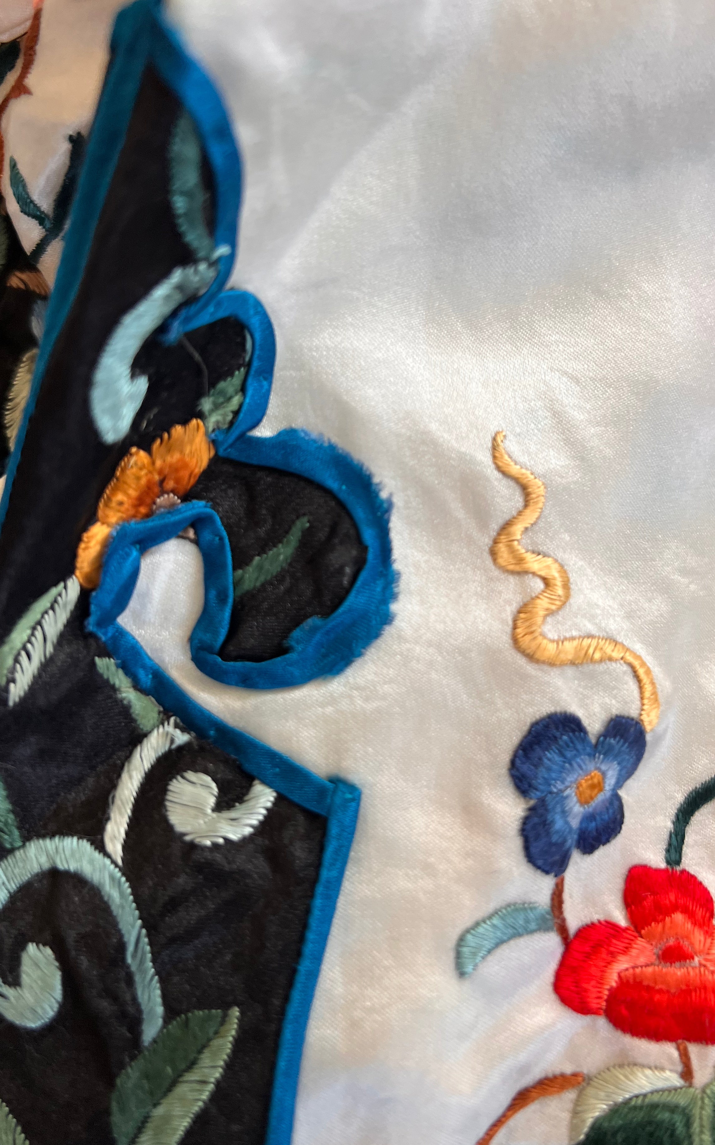 Vintage Embroidered Chinese Silk Jacket