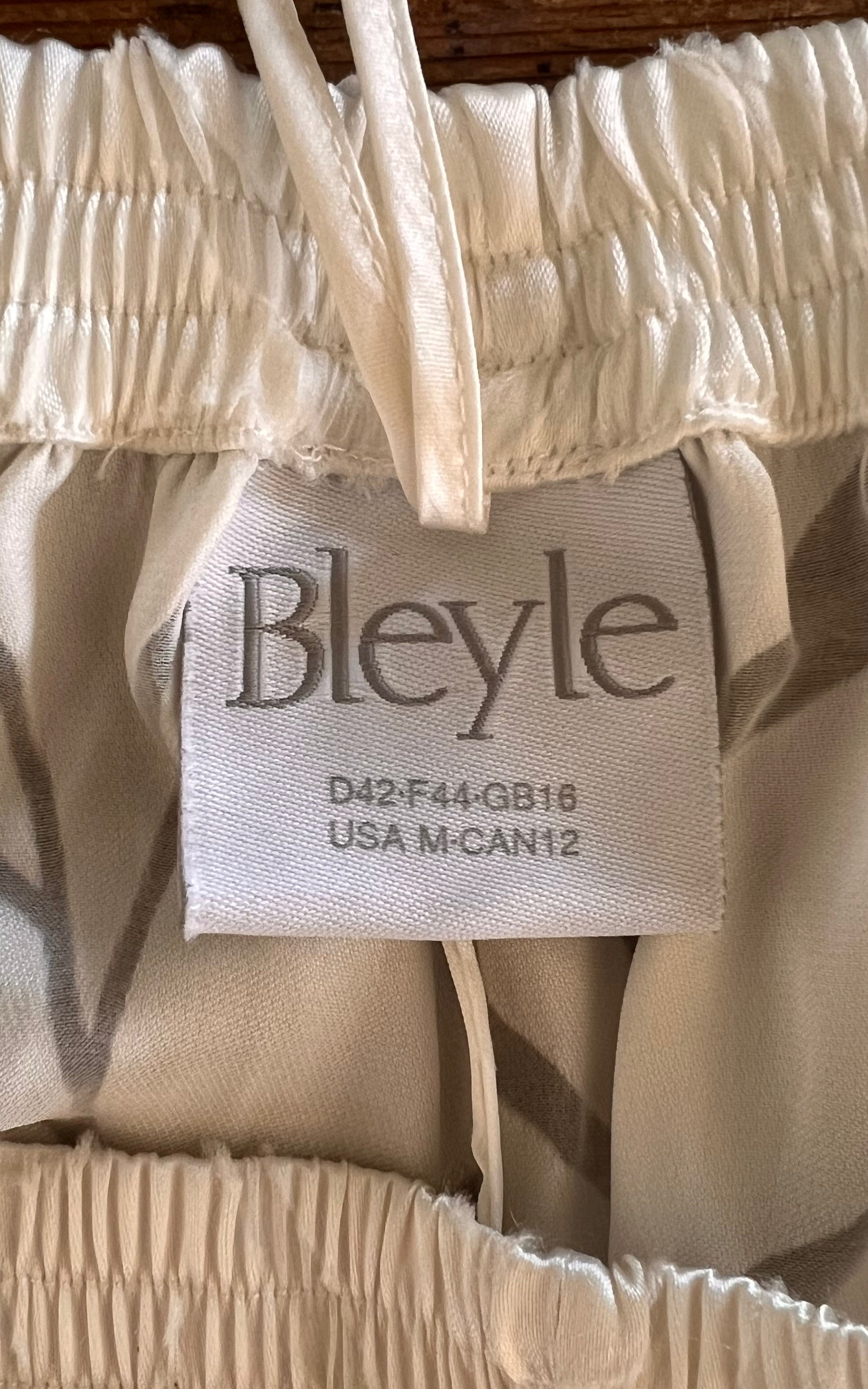 Vintage Bleyle Silk Pants