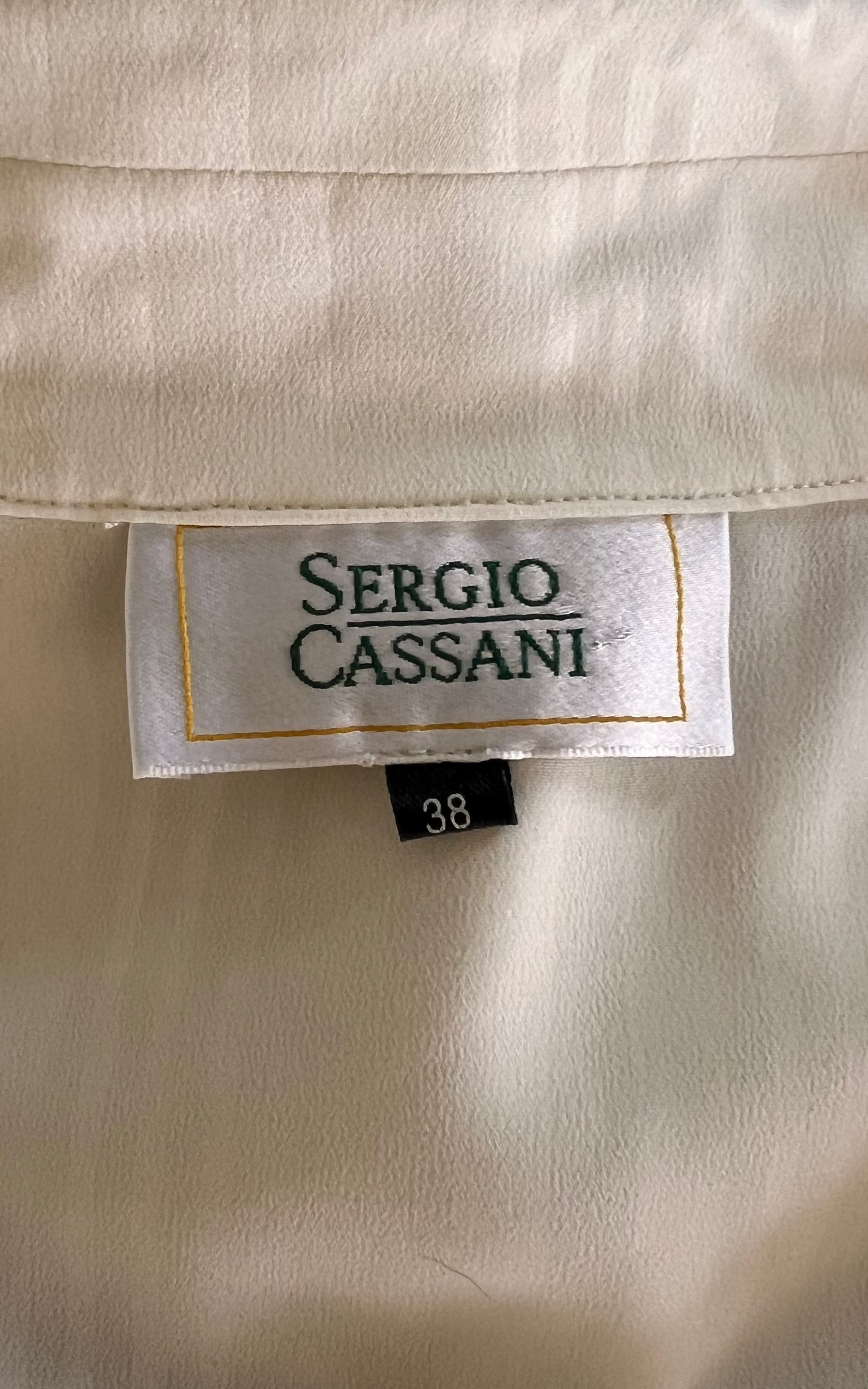 Vintage Sergio Cassani Silk Dress