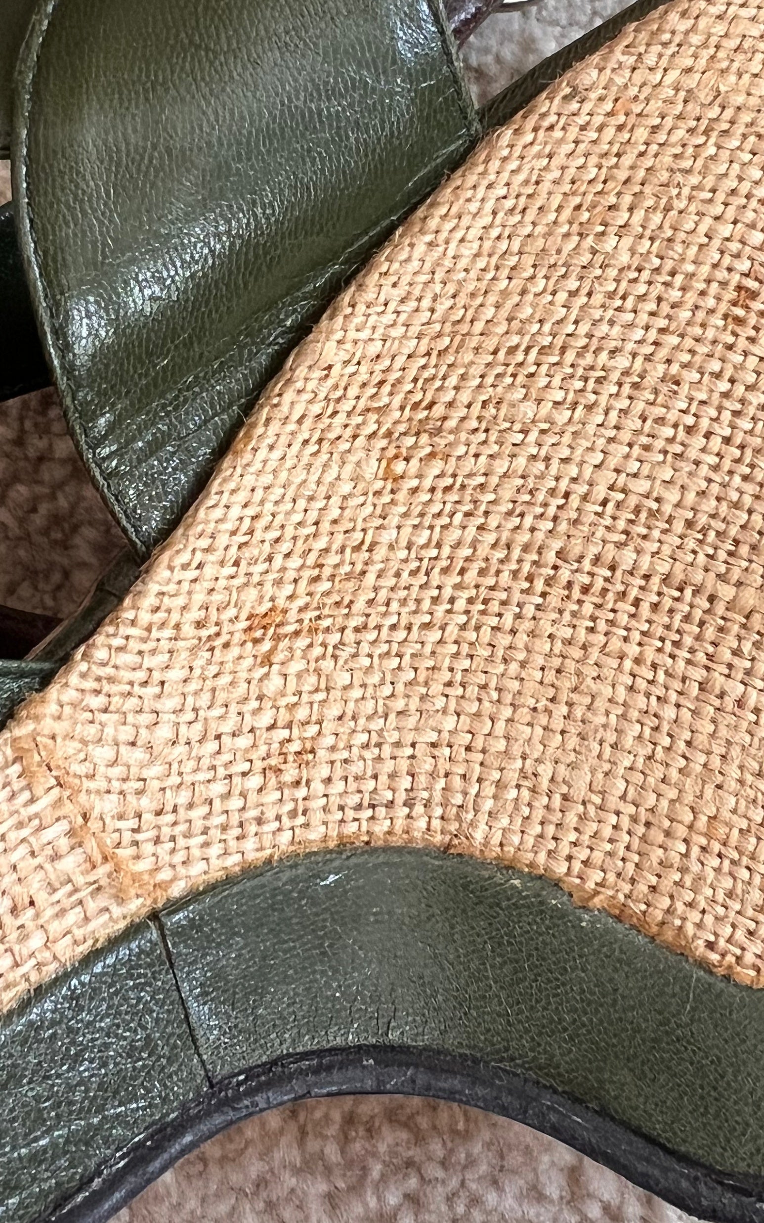 Vintage 70s Sergio Rossi Platform Wedges 38