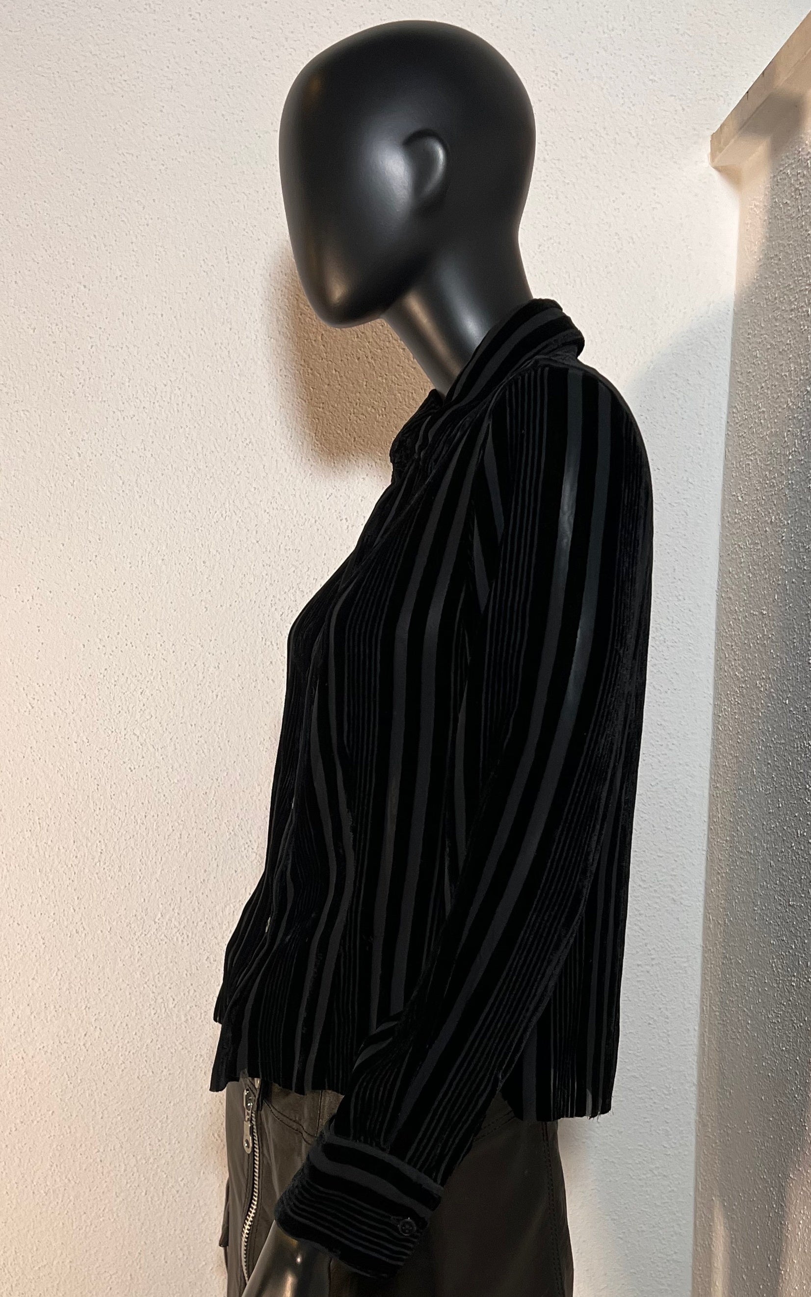Vintage Burn Out Silk Blouse