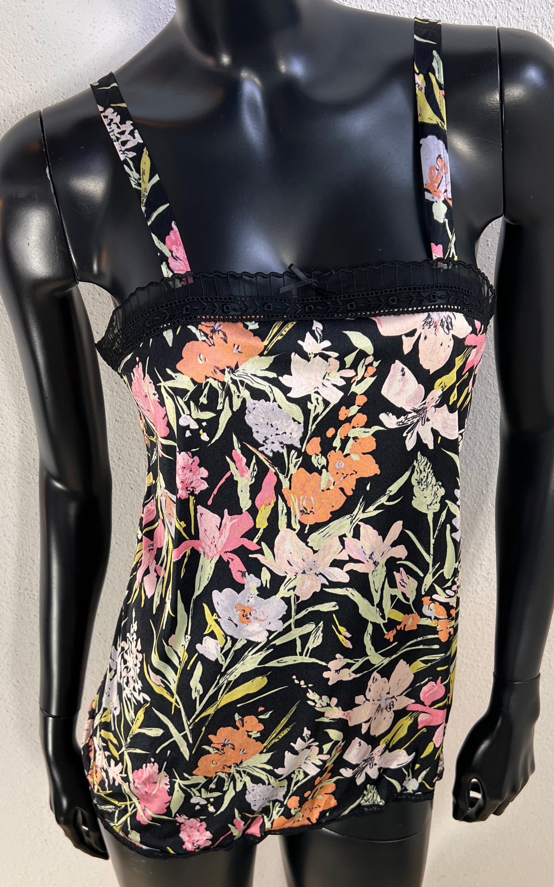 Vintage Floral Lingerie Top