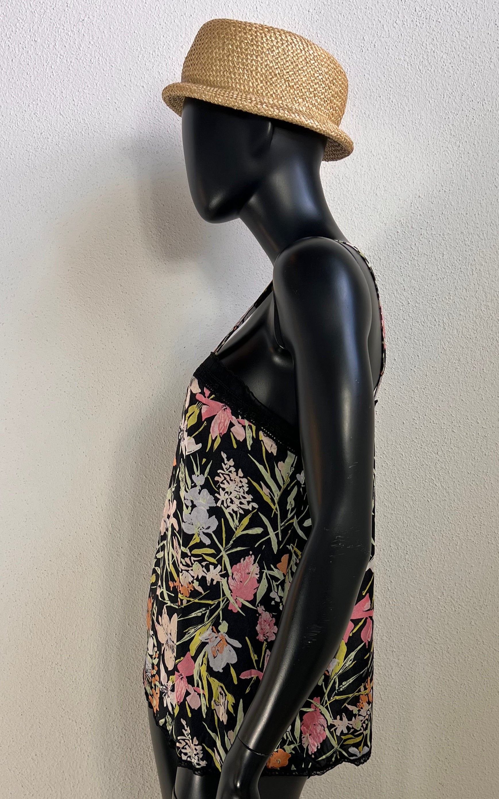 Vintage Floral Lingerie Top