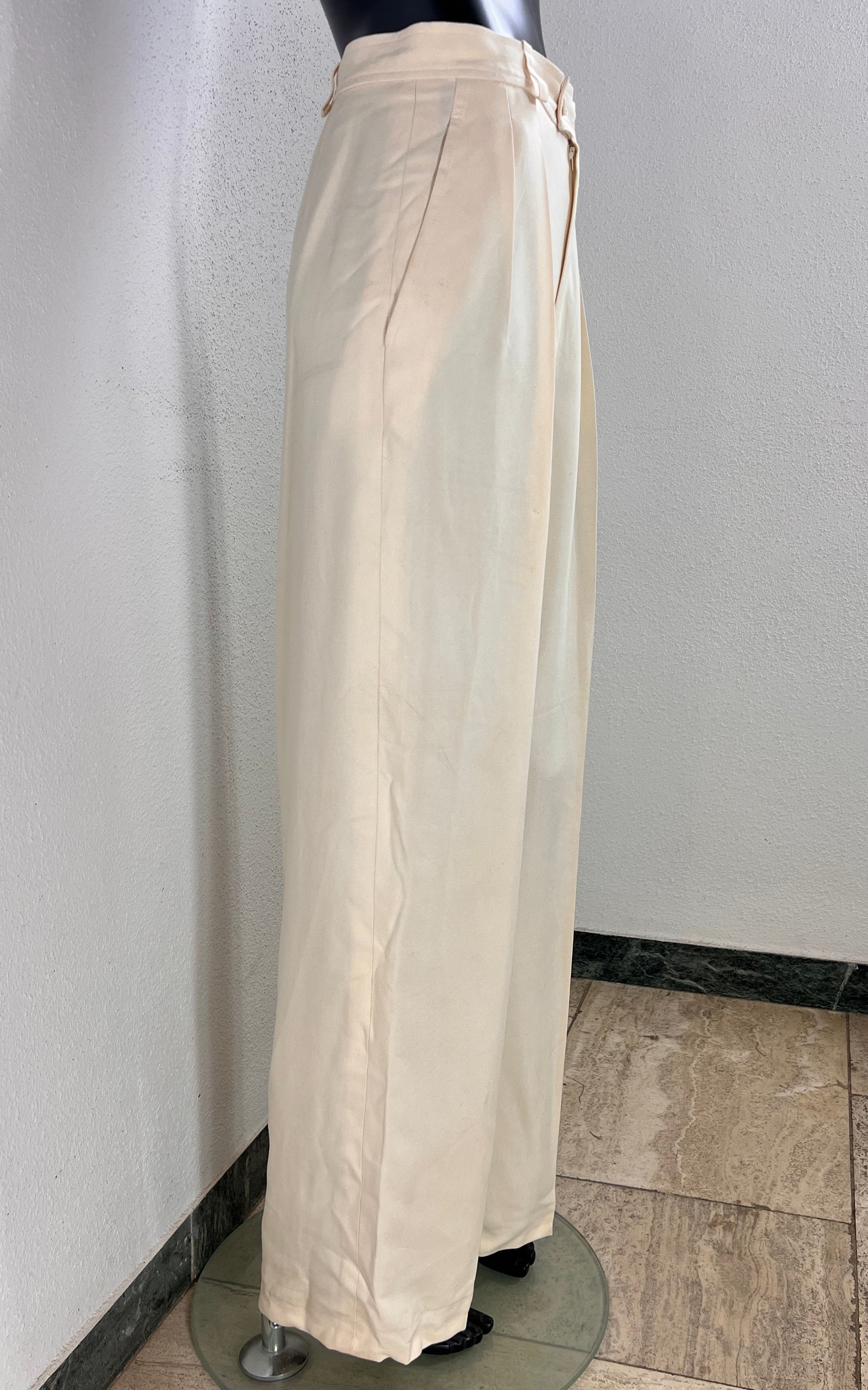Vintage Yves Saint Laurent Silk Trouser
