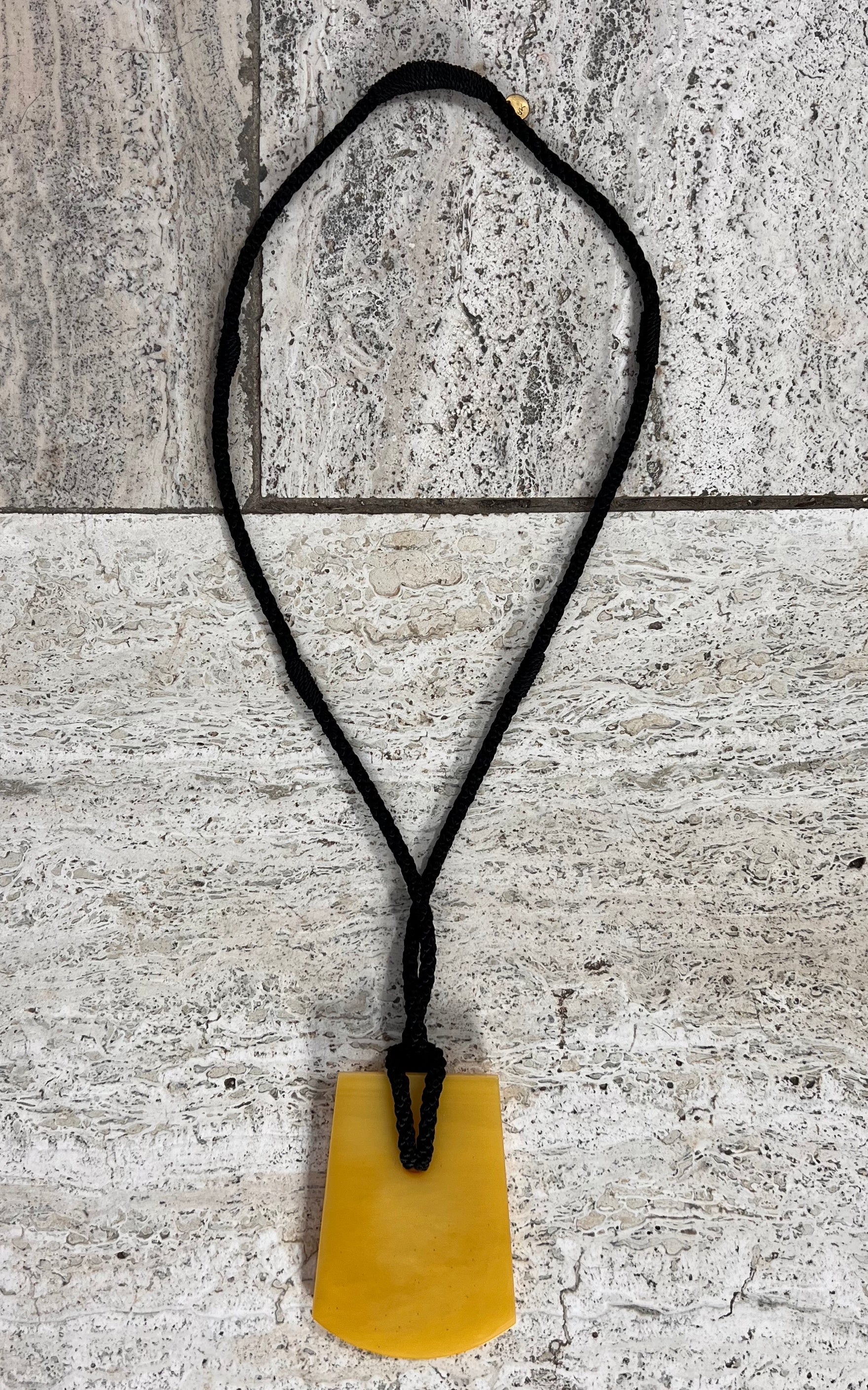 Vintage Yves Saint Laurent Modernist Statement Necklace