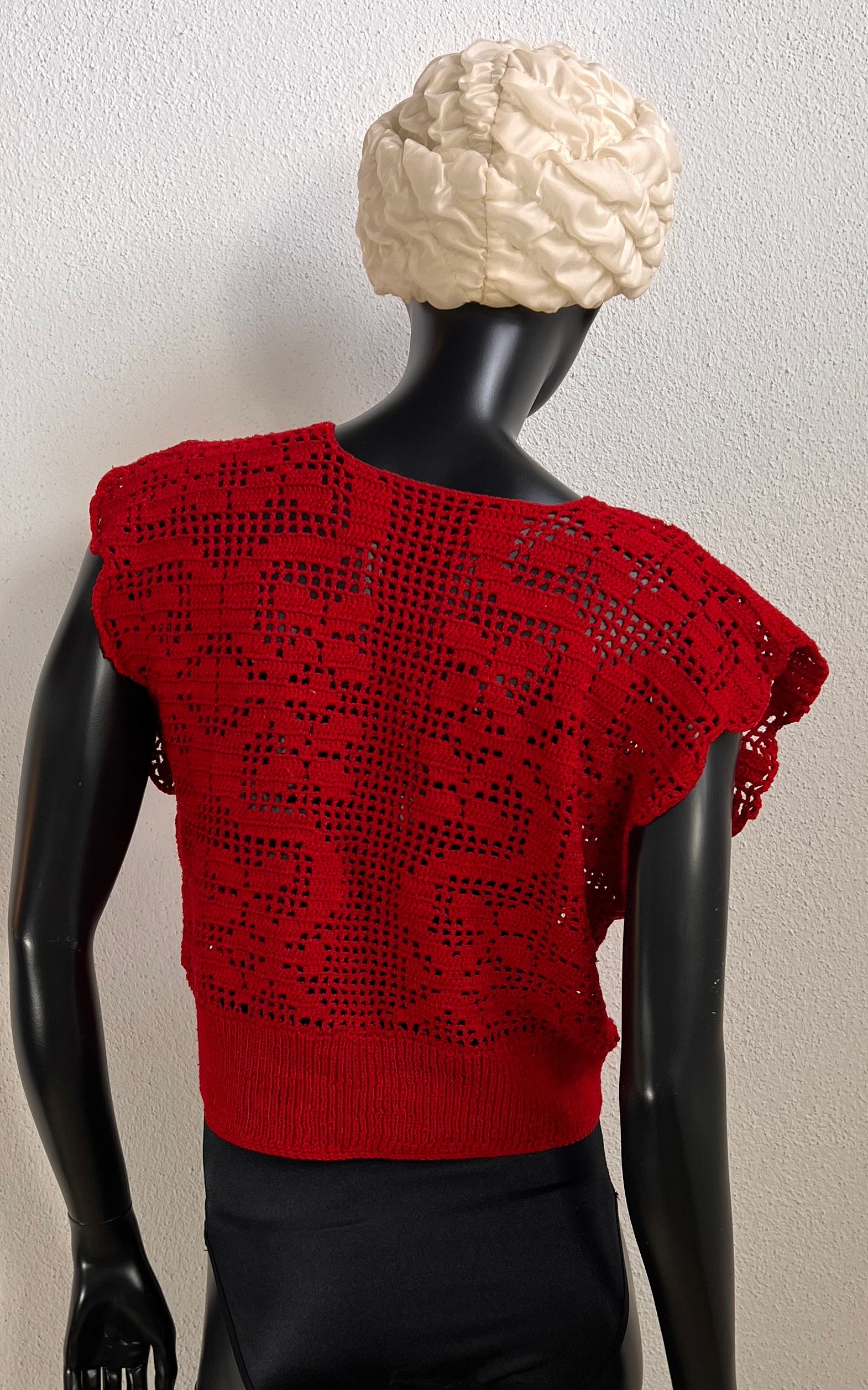 Vintage Handmade Crochet Top