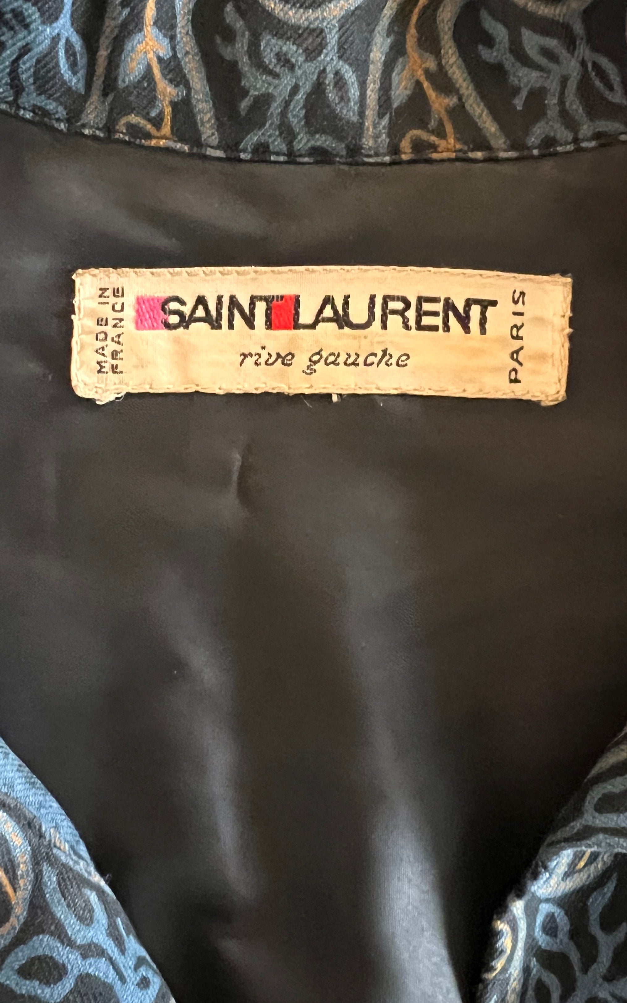 Iconic 70s Yves Saint Laurent Orient Suit