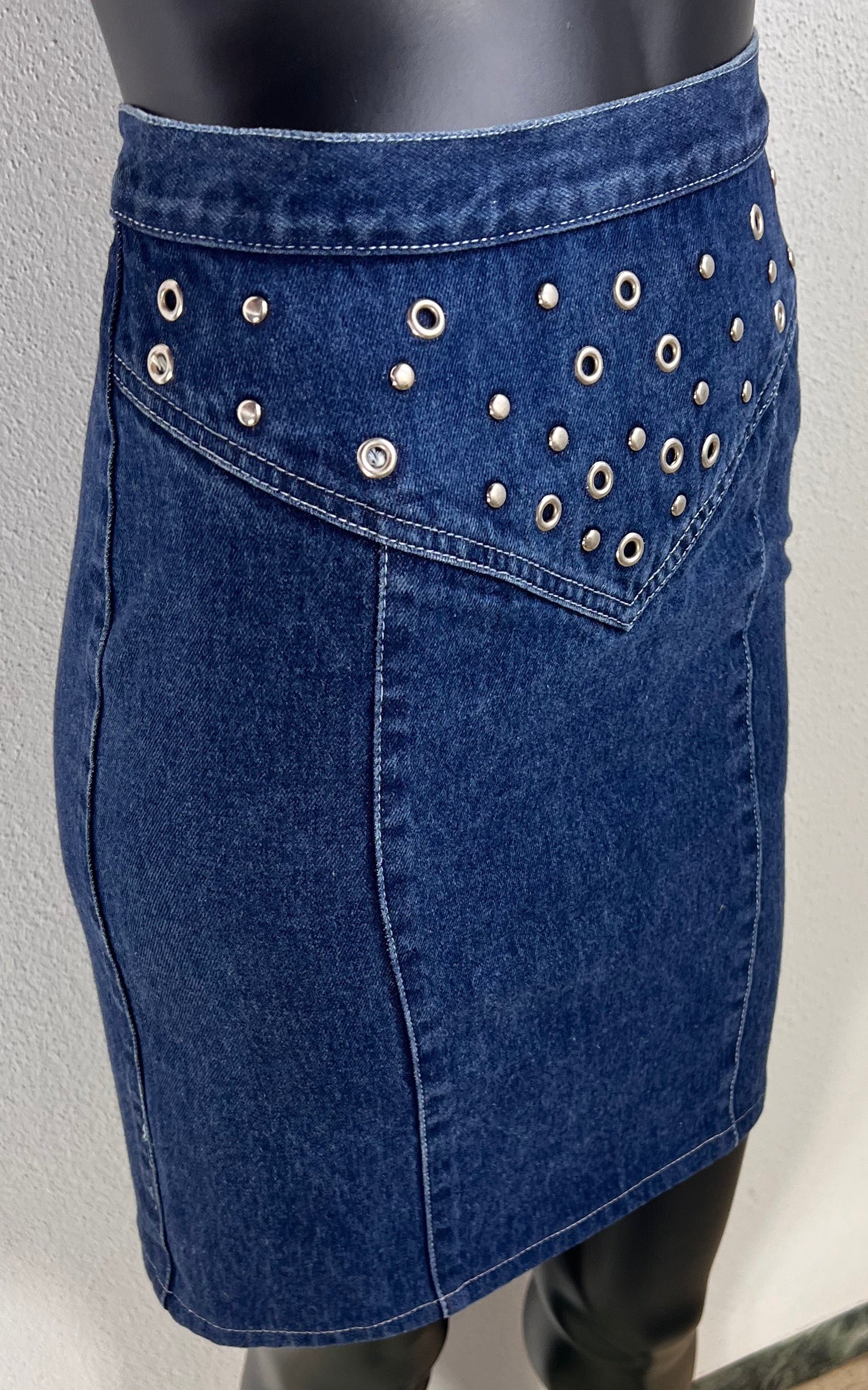 Vintage 80s Denim Skirt
