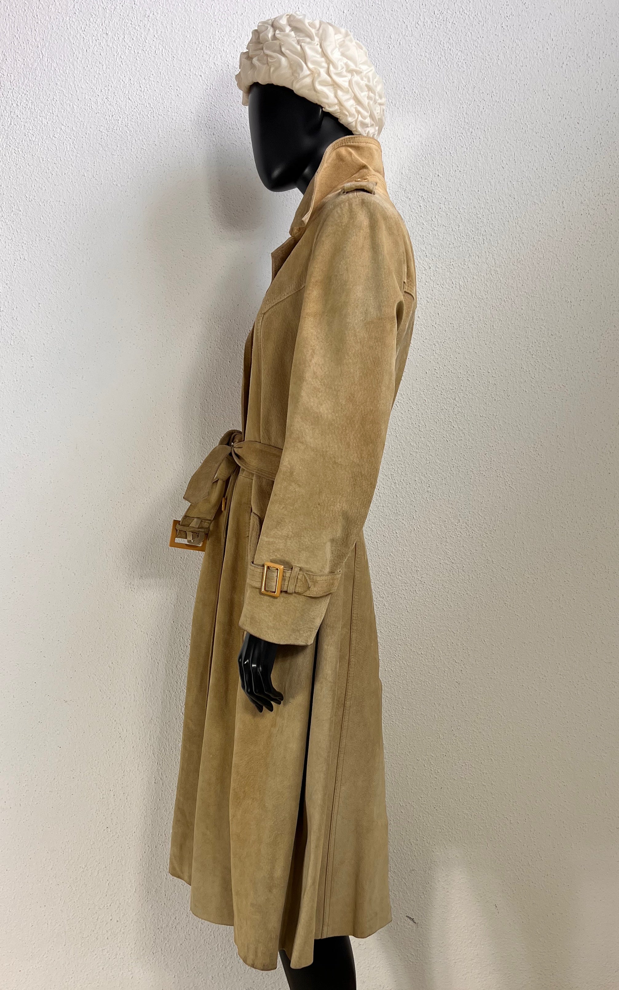 Vintage 70s Suede Leather Coat
