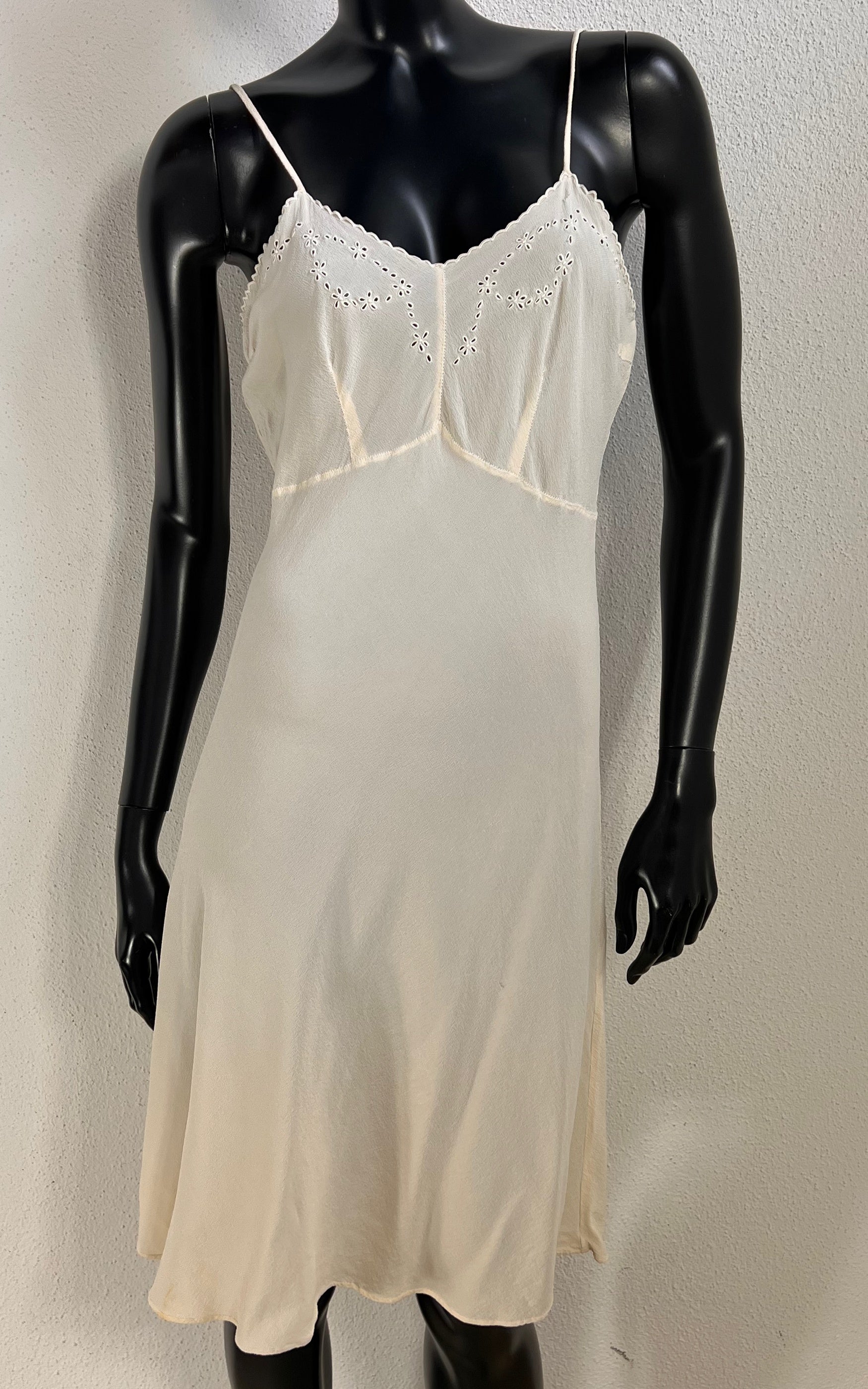 Antique Silk Slip Dress