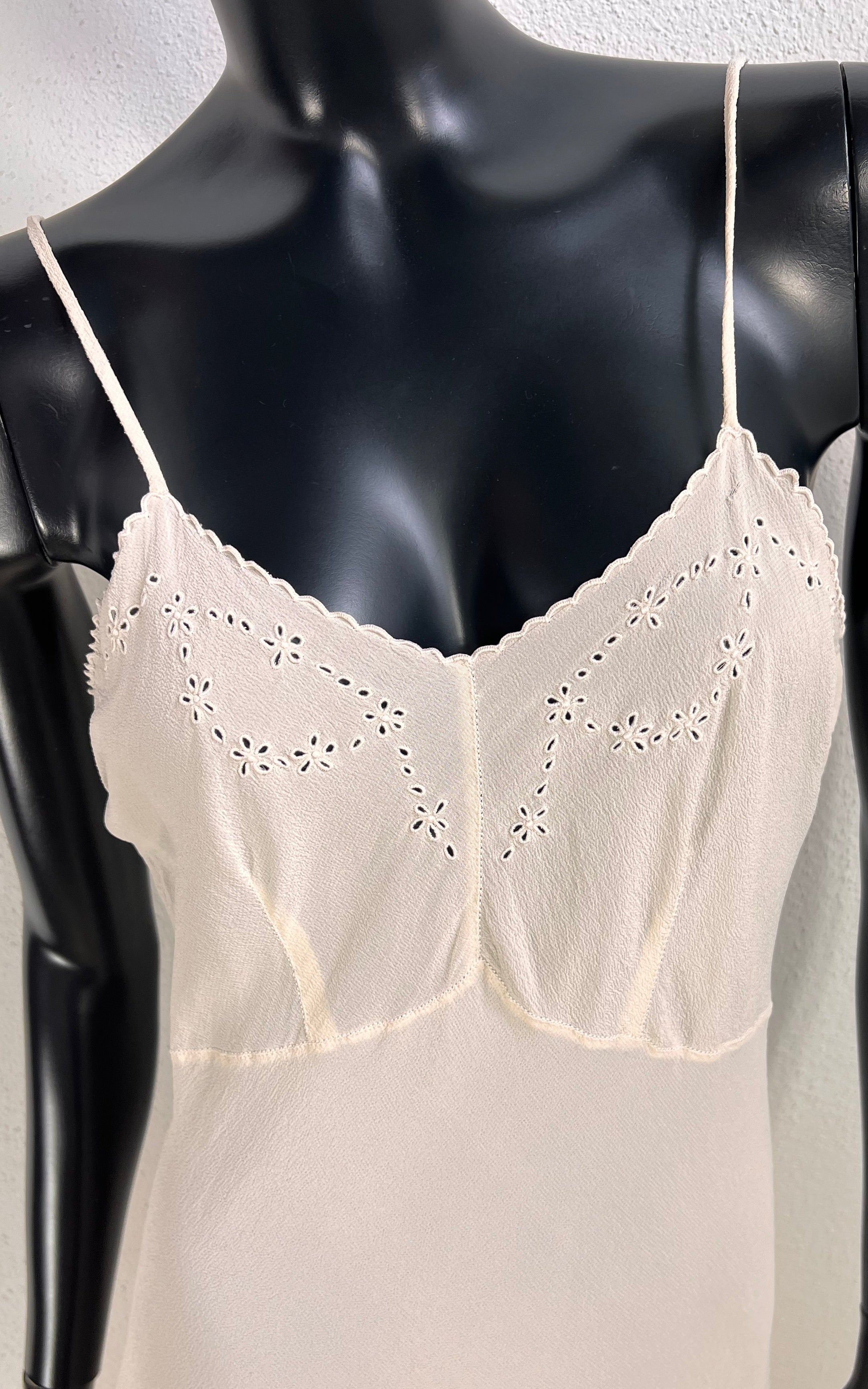 Antique Silk Slip Dress