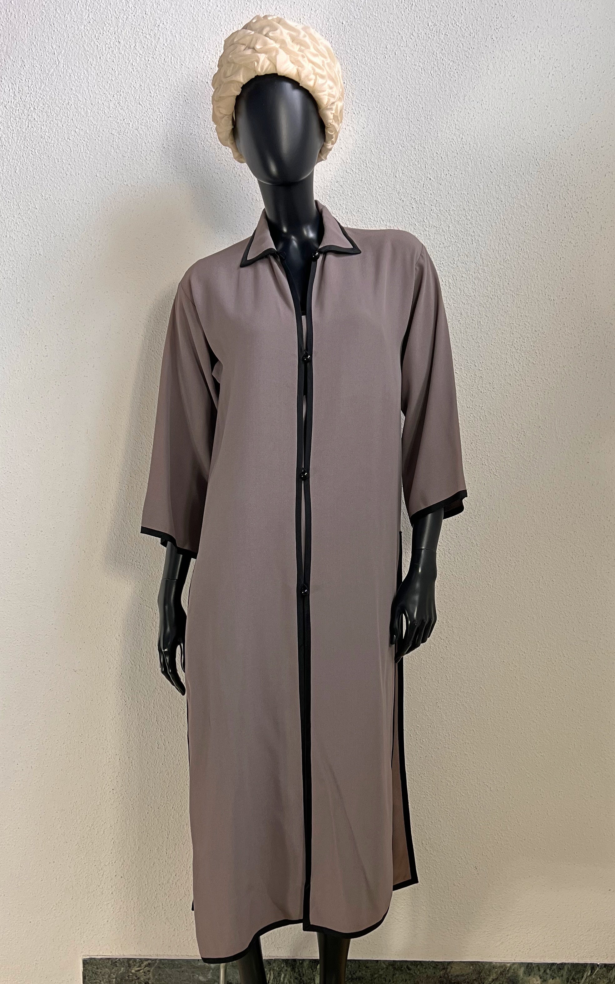 Vintage Yves Saint Laurent Caftan Dress 2 Piece Suit