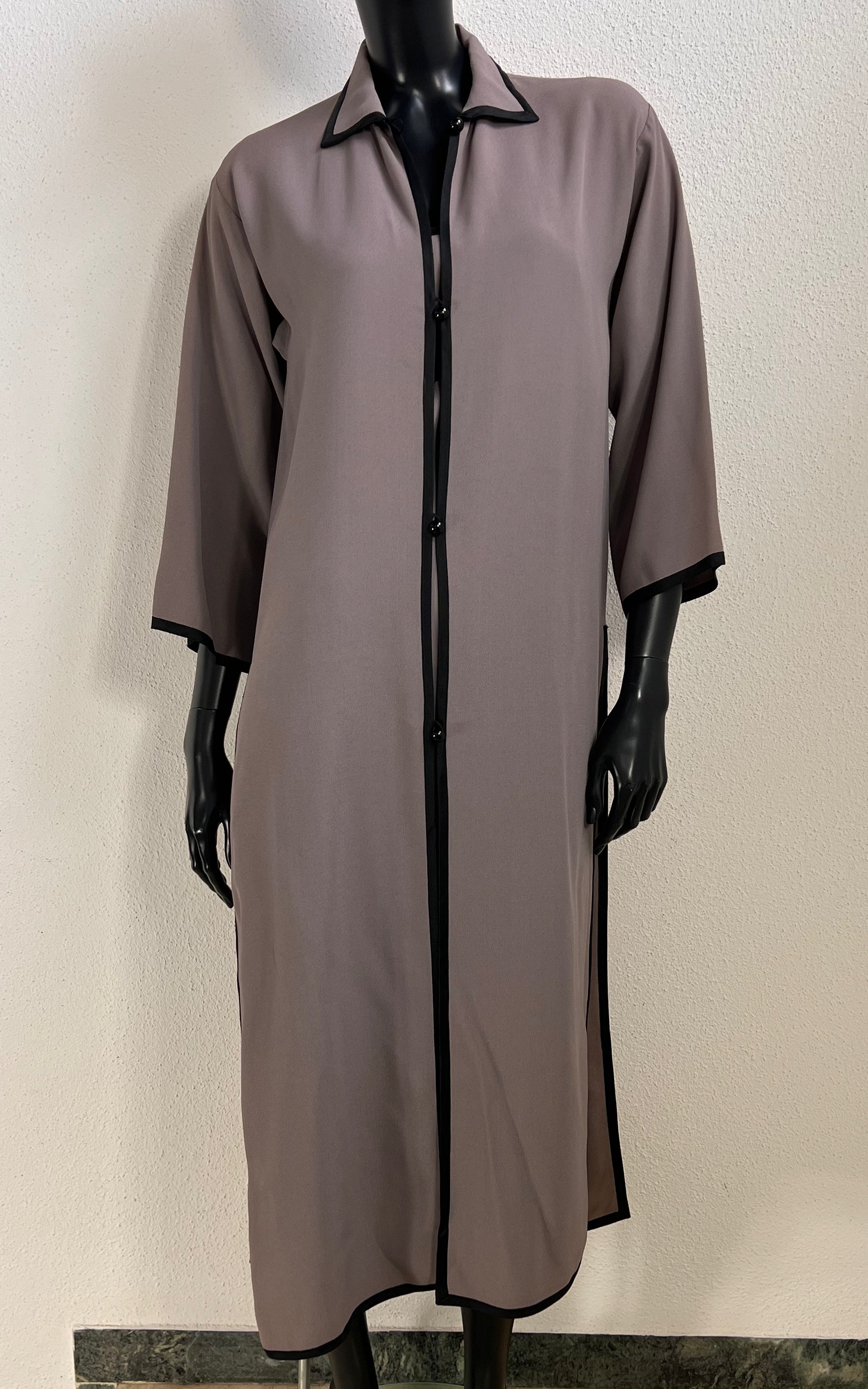 Vintage Yves Saint Laurent Caftan Dress 2 Piece Suit