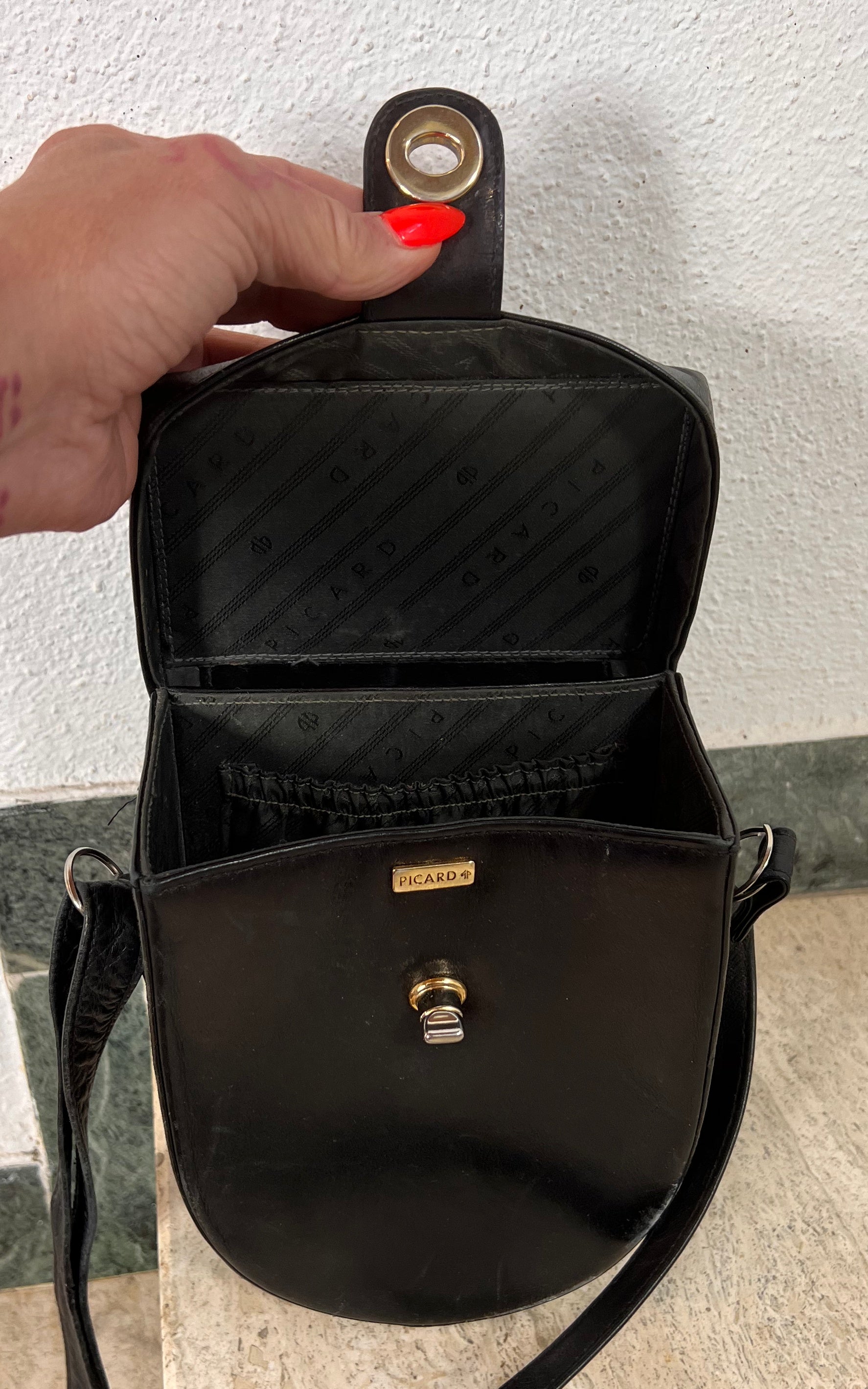 Vintage 90s Picard Box Bag