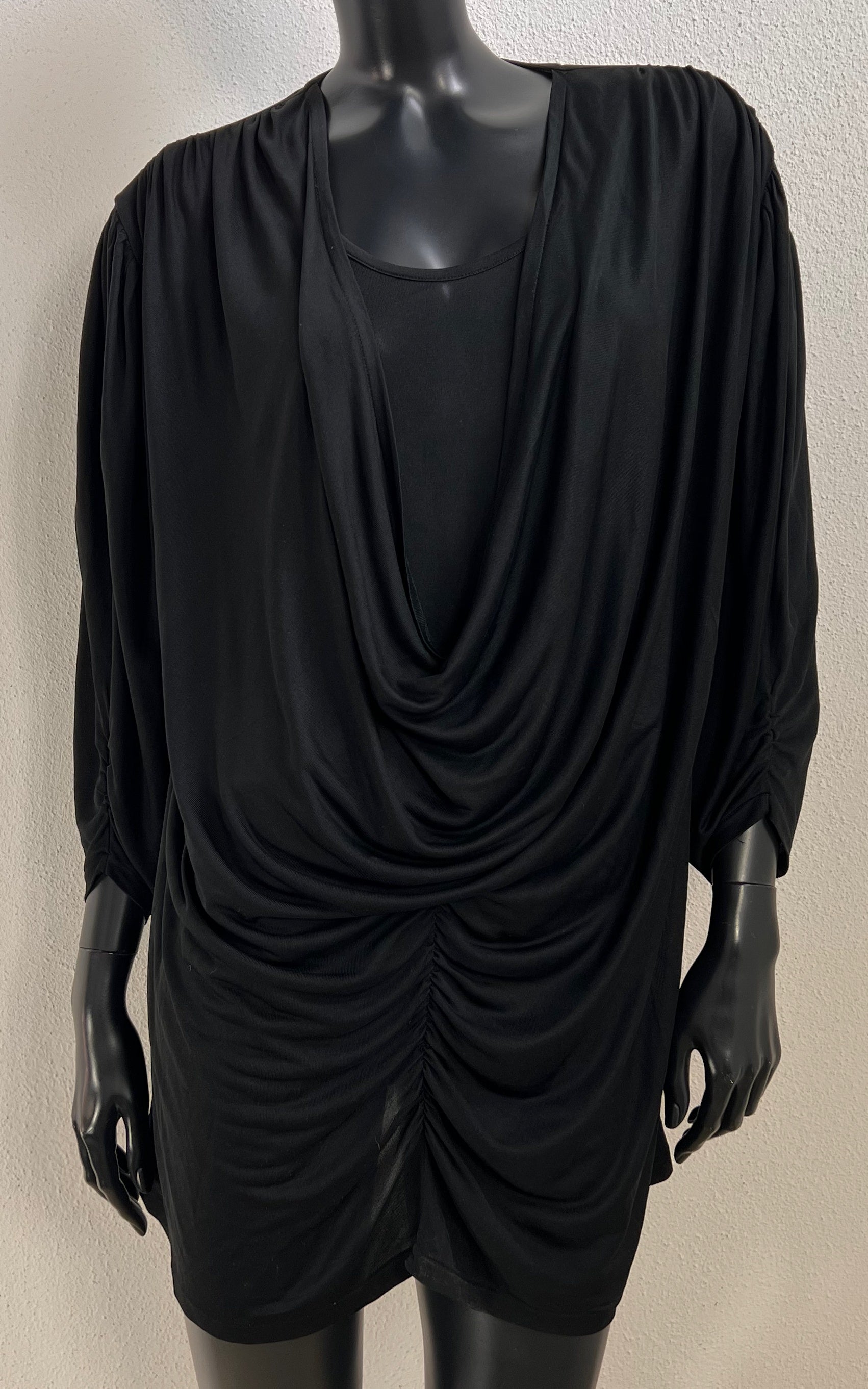 Vintage Puszta Silk Shirt Dress