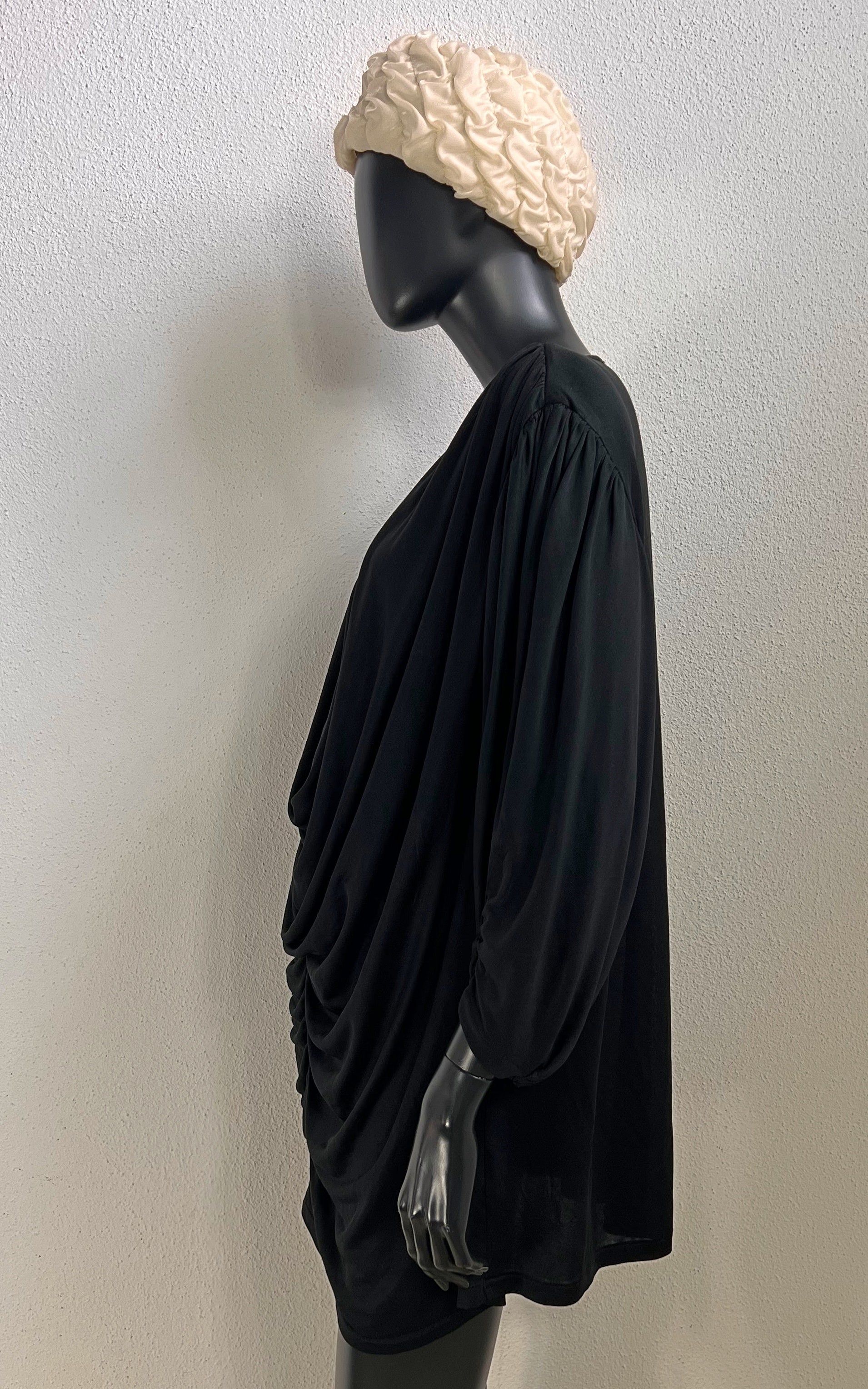 Vintage Puszta Silk Shirt Dress