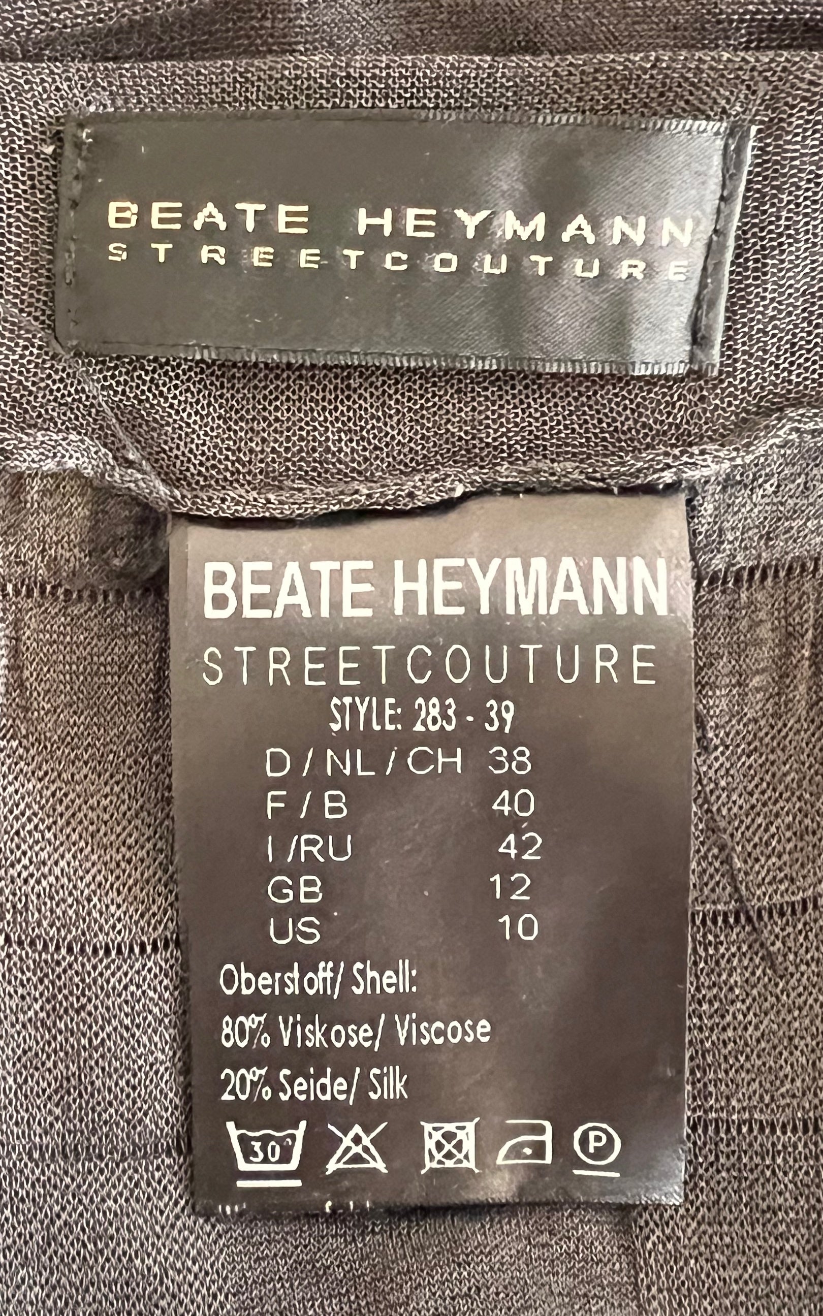 Vintage Beate Heymann Streetcouture Draped Dress