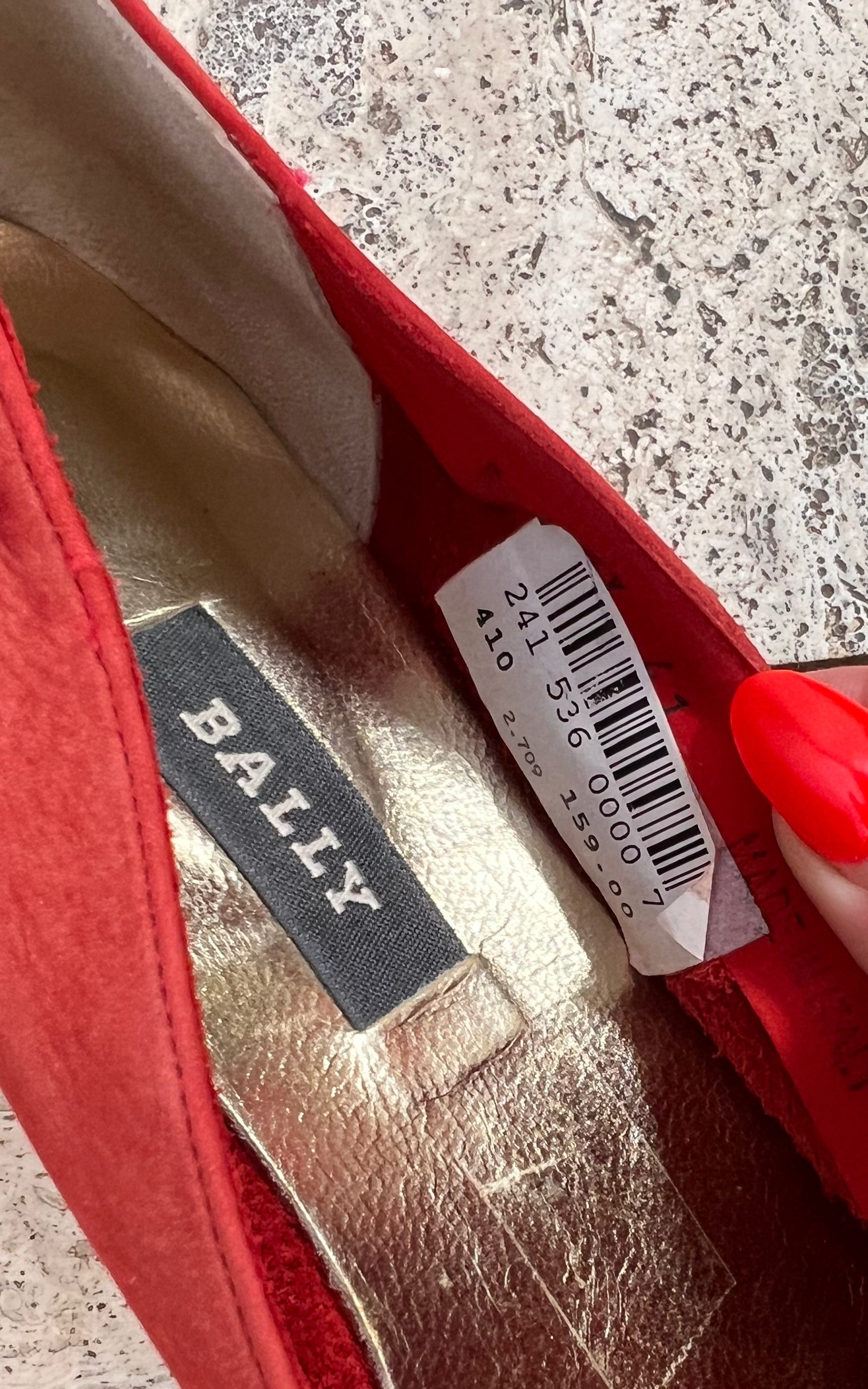 Vintage Bally Sun Motif Wedge Loafers 41