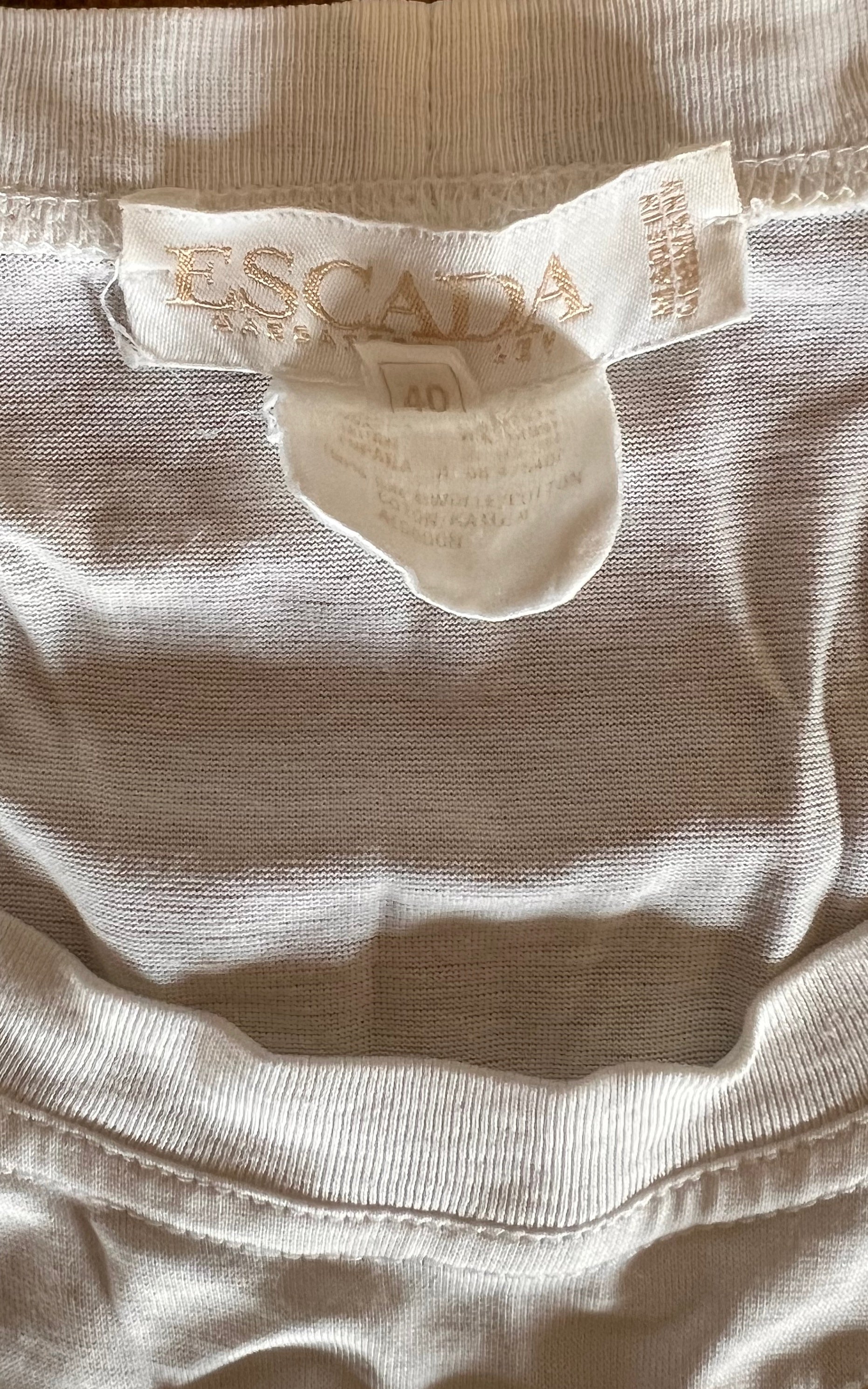 Vintage 90s Escada Goldfish Tee
