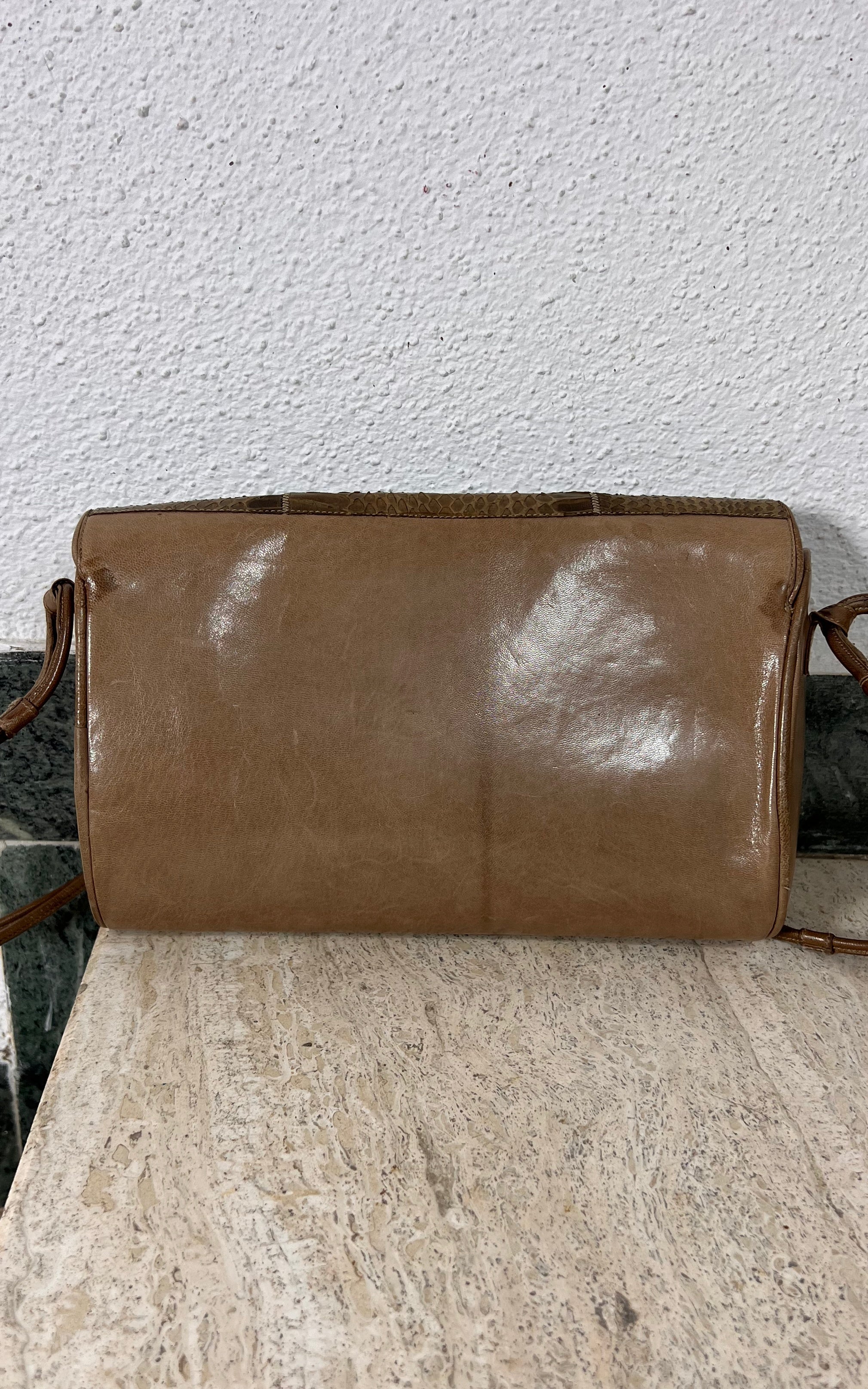 Vintage Pollini Snakeskin Bag