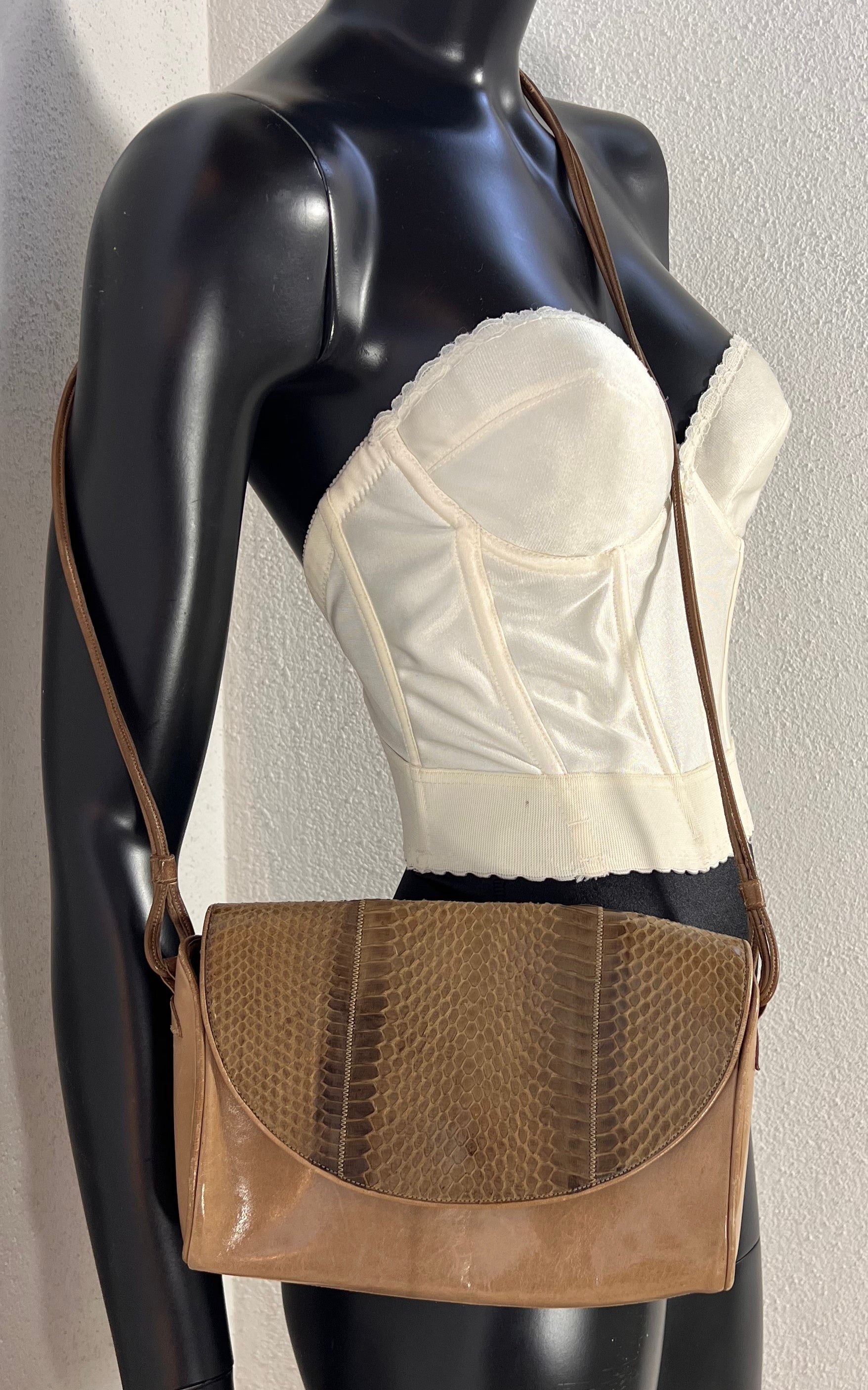 Vintage Pollini Snakeskin Bag