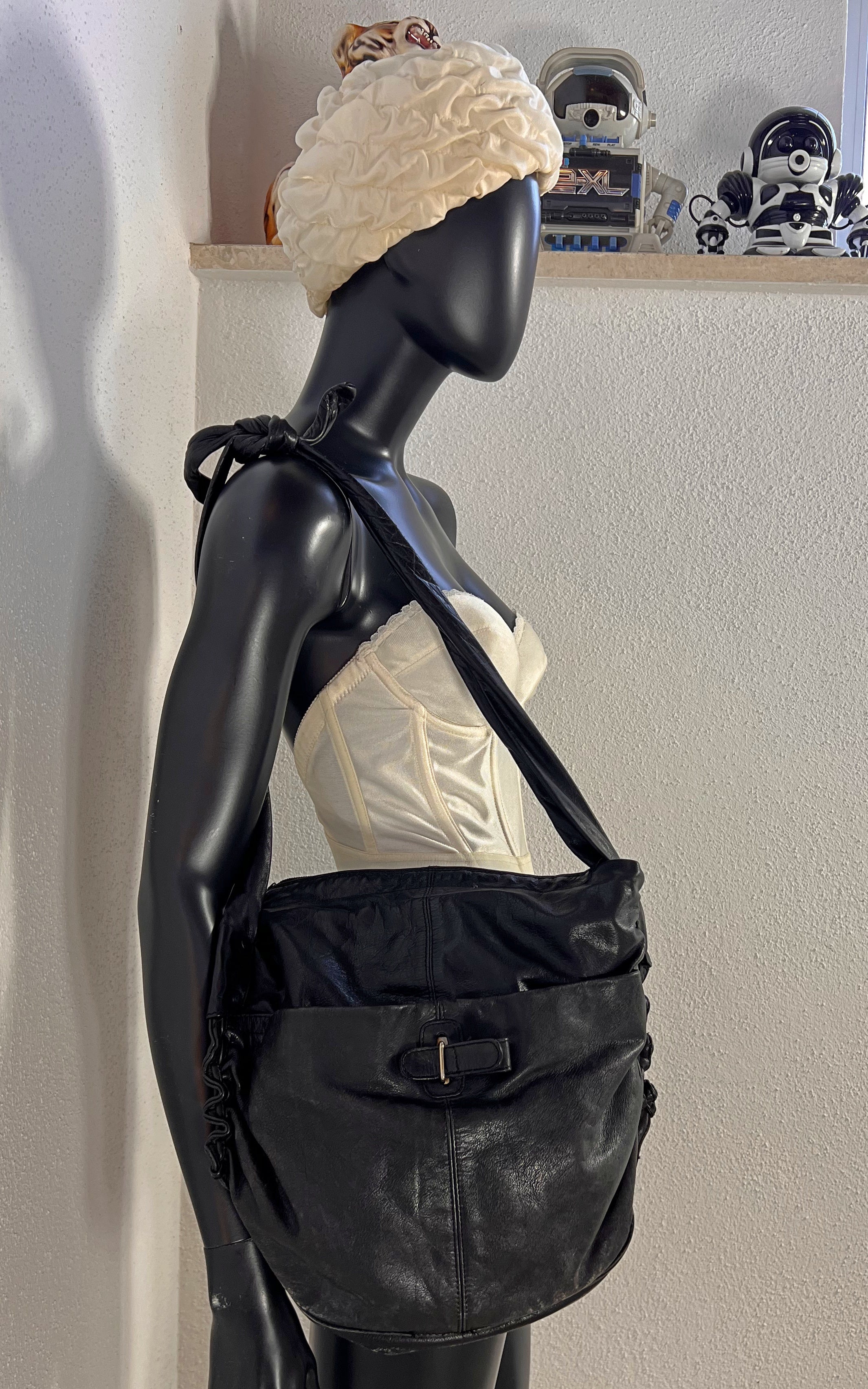 Vintage Soft Slouchy Hobo Leather Bag