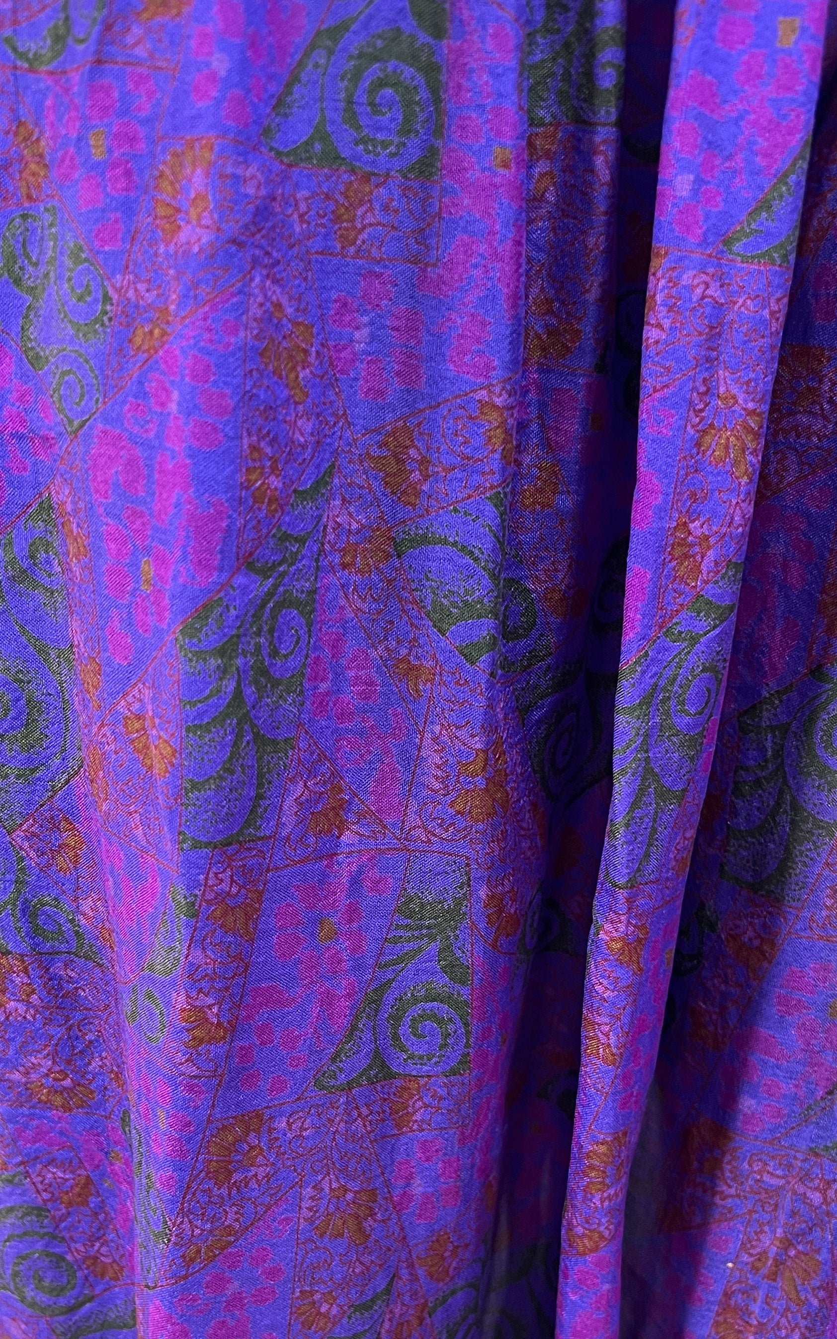 Recycled Sari-Silk Balloon Pants