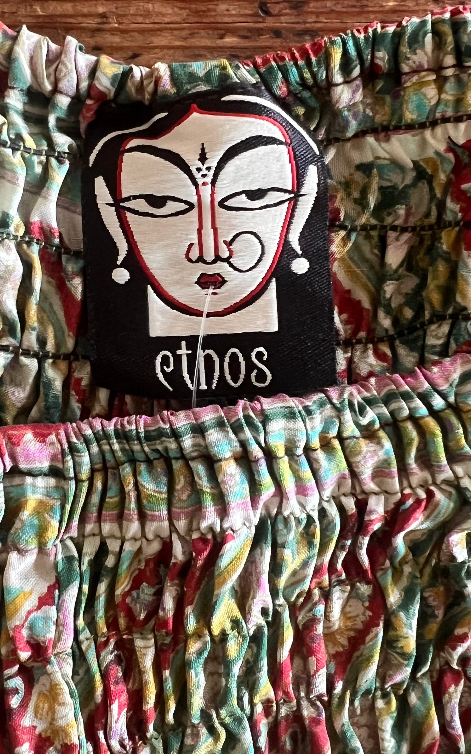 Recycled Sari-Silk Balloon Pants