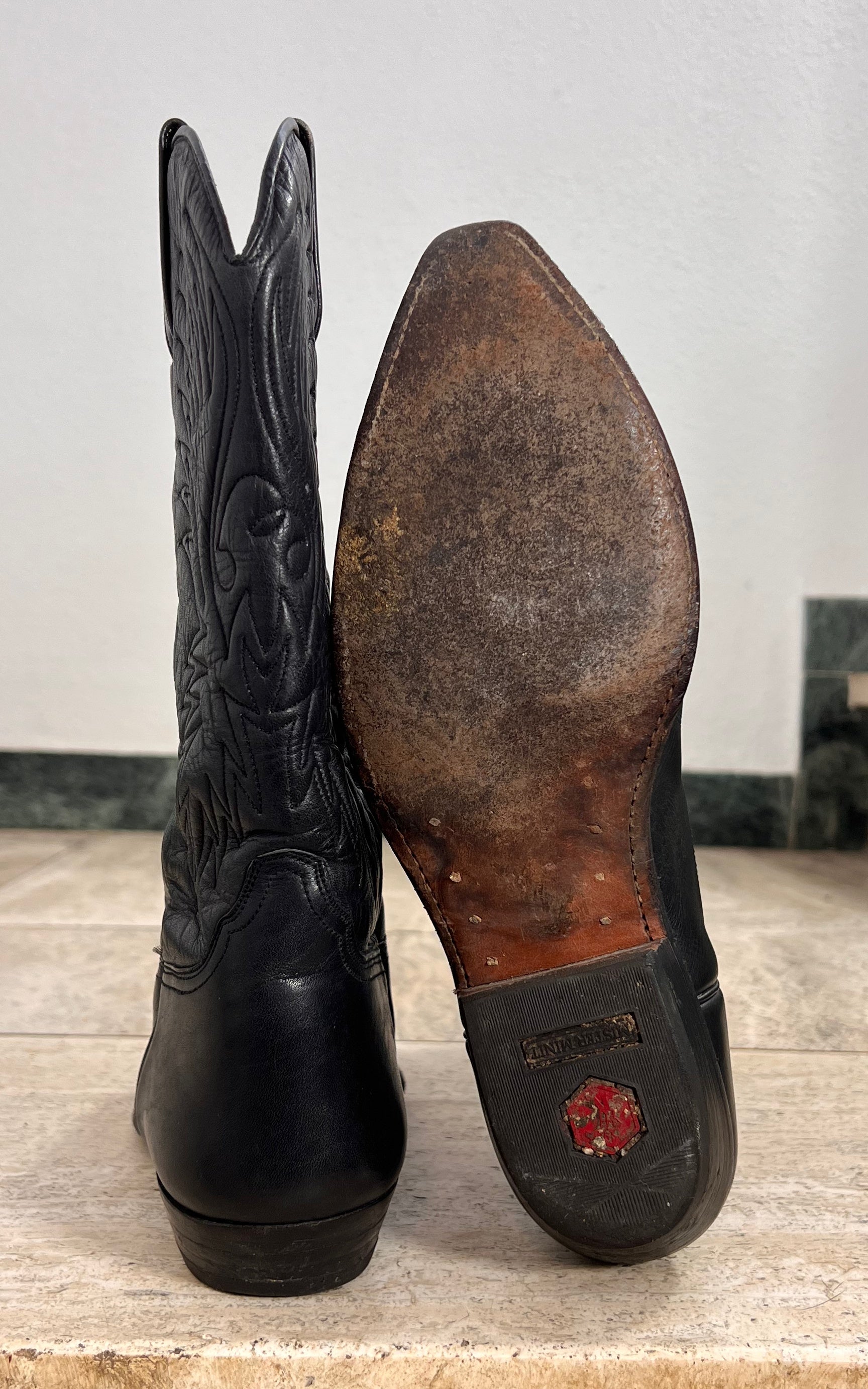 Vintage Vidal Cowboy Boots 42